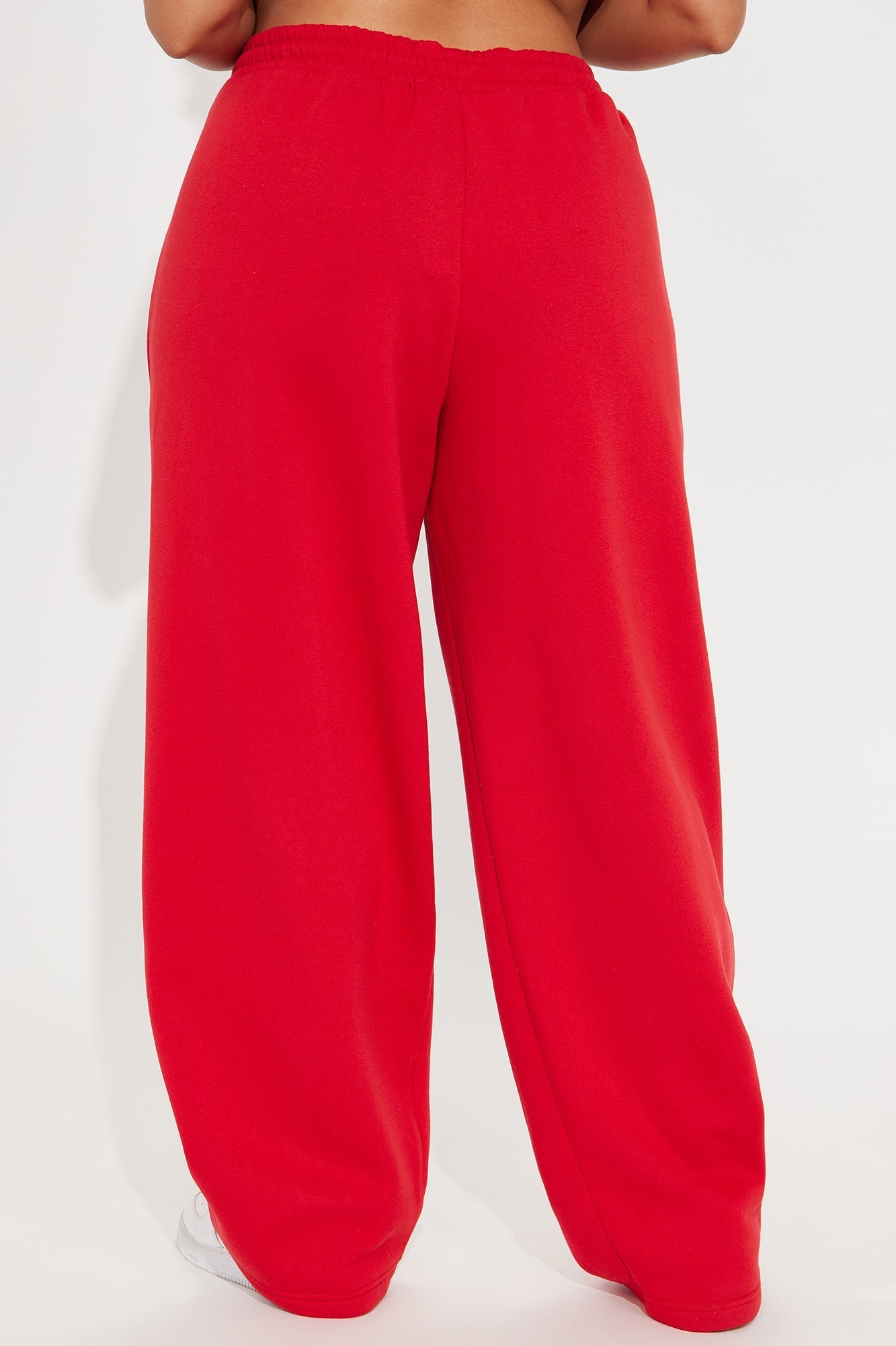 Von Dutch Timeless Wide Leg Pant - Red/White