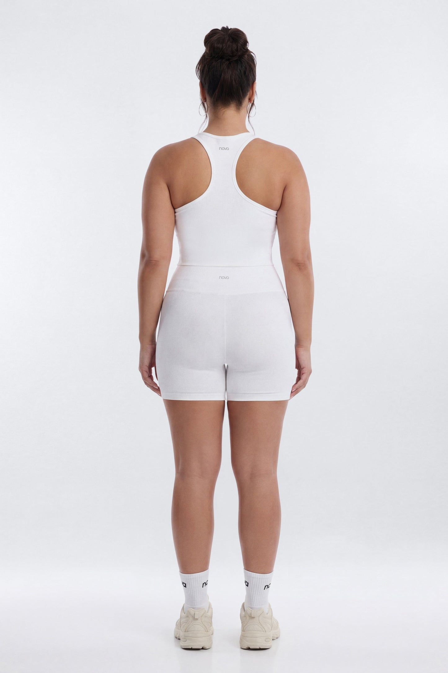 SeamlessLift™ 5″ High Rise Biker Short - Bright White