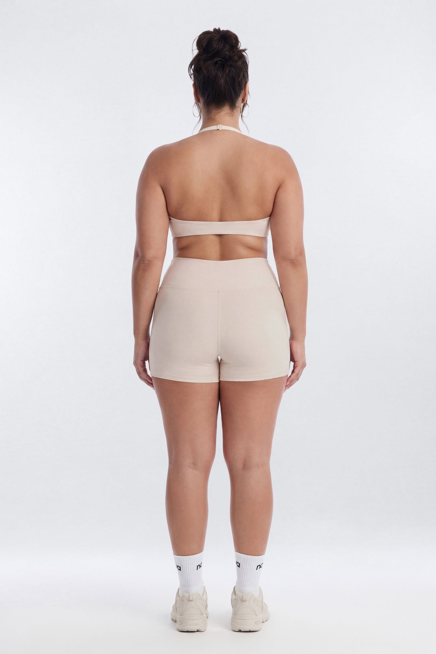 AirSculpt™ 3″ Mid Rise Biker Short - Oat Milk