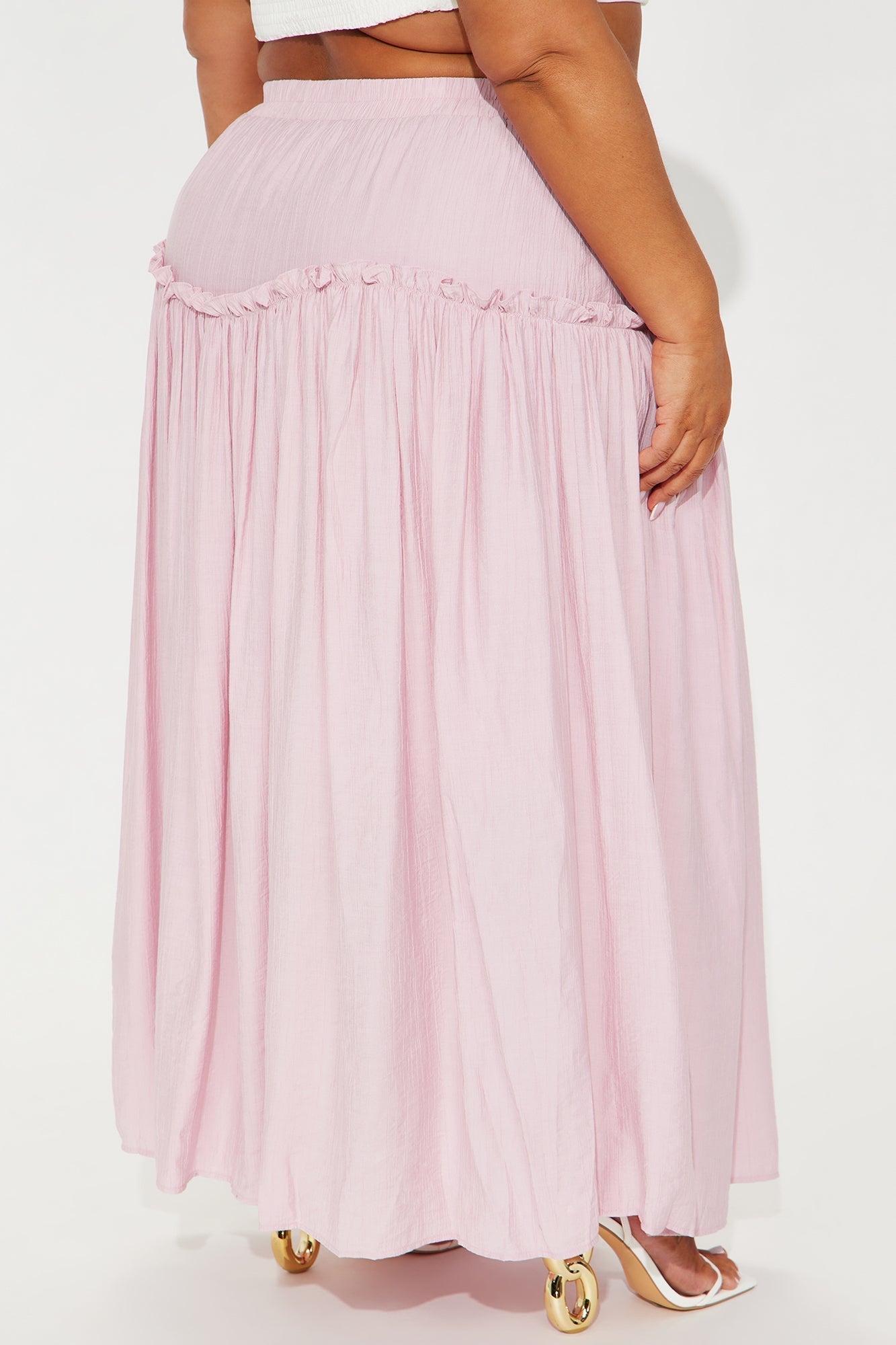 Lily Maxi Skirt - Pink