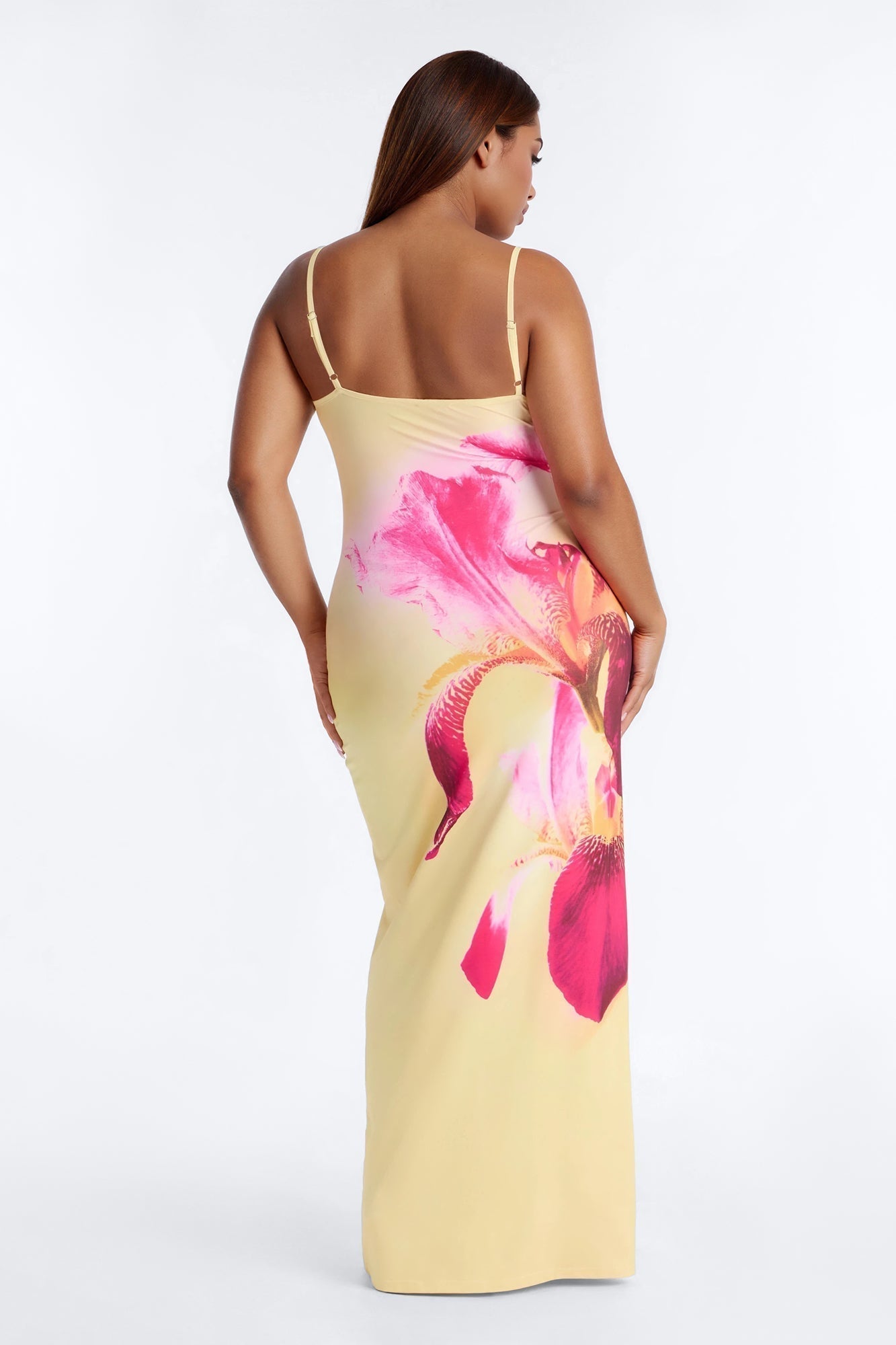 Floral Feelin Maxi Dress - Yellow/combo