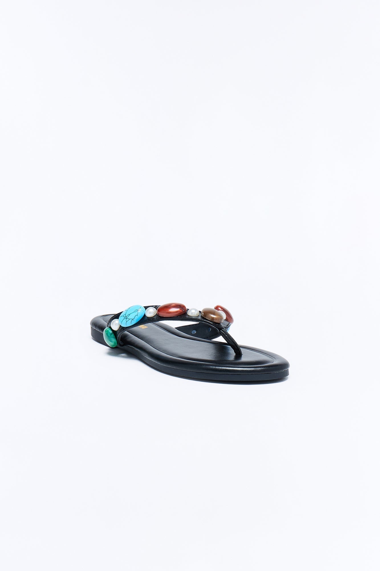Addison Stone Flip Flops - Black