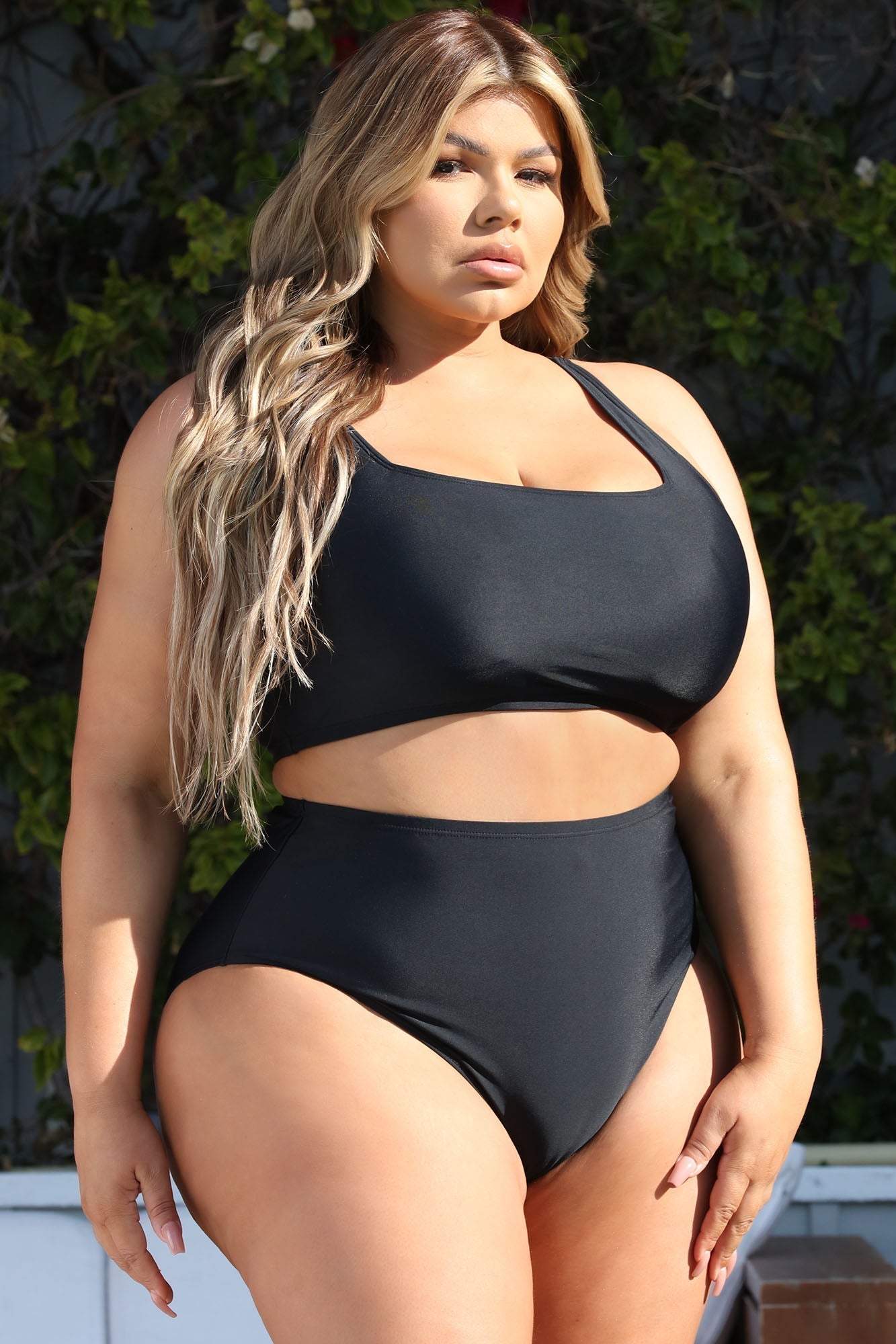 Maui Mix And Match High Rise Bikini Bottom - Black