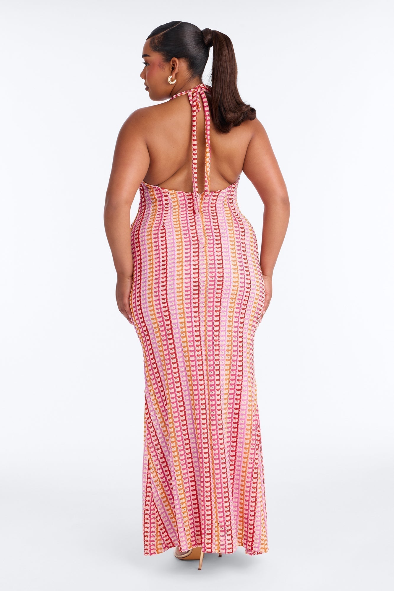 Hibiscus Honey Maxi Dress - Pink/combo