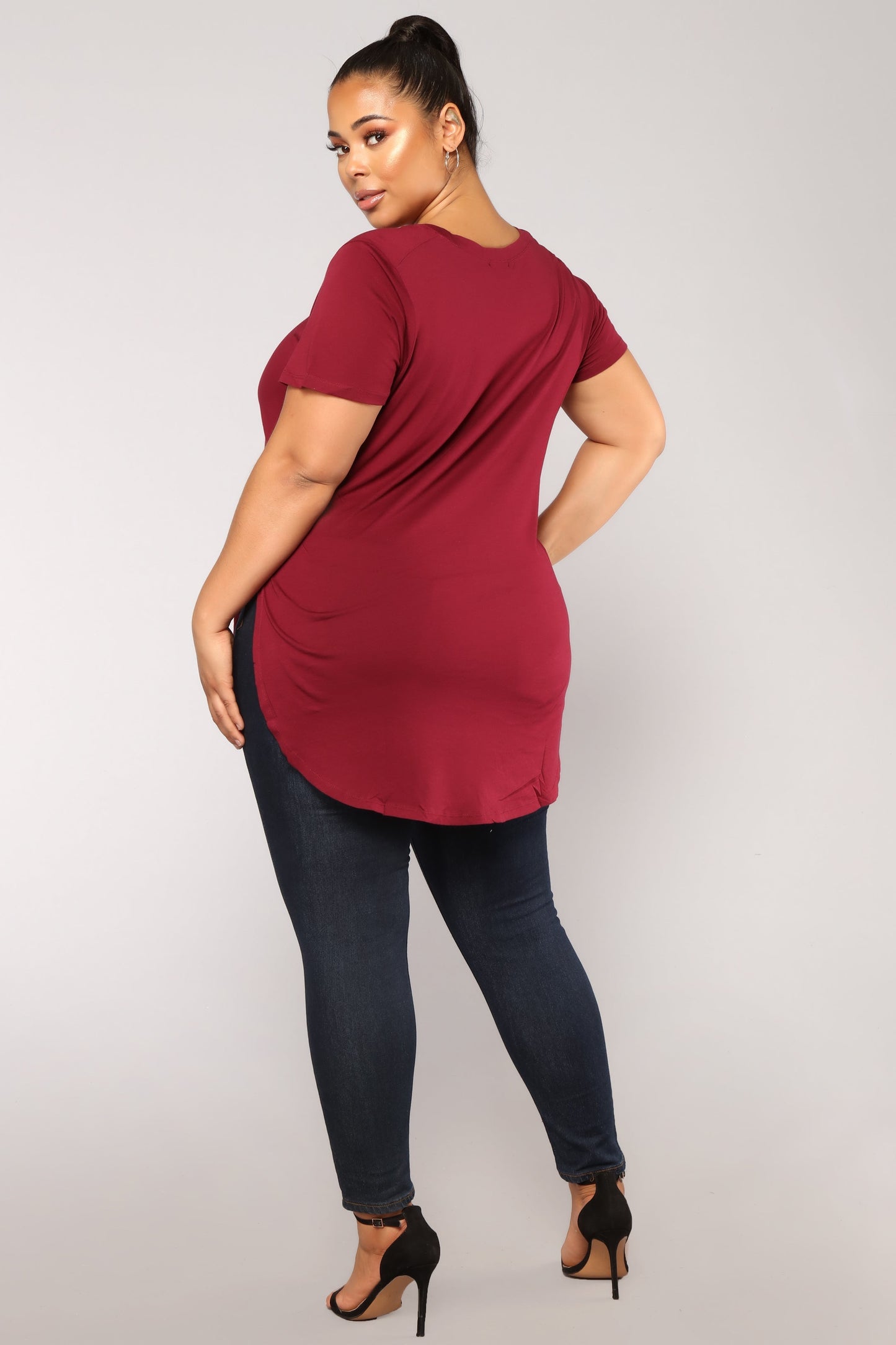 Laid Back Tee - Burgundy