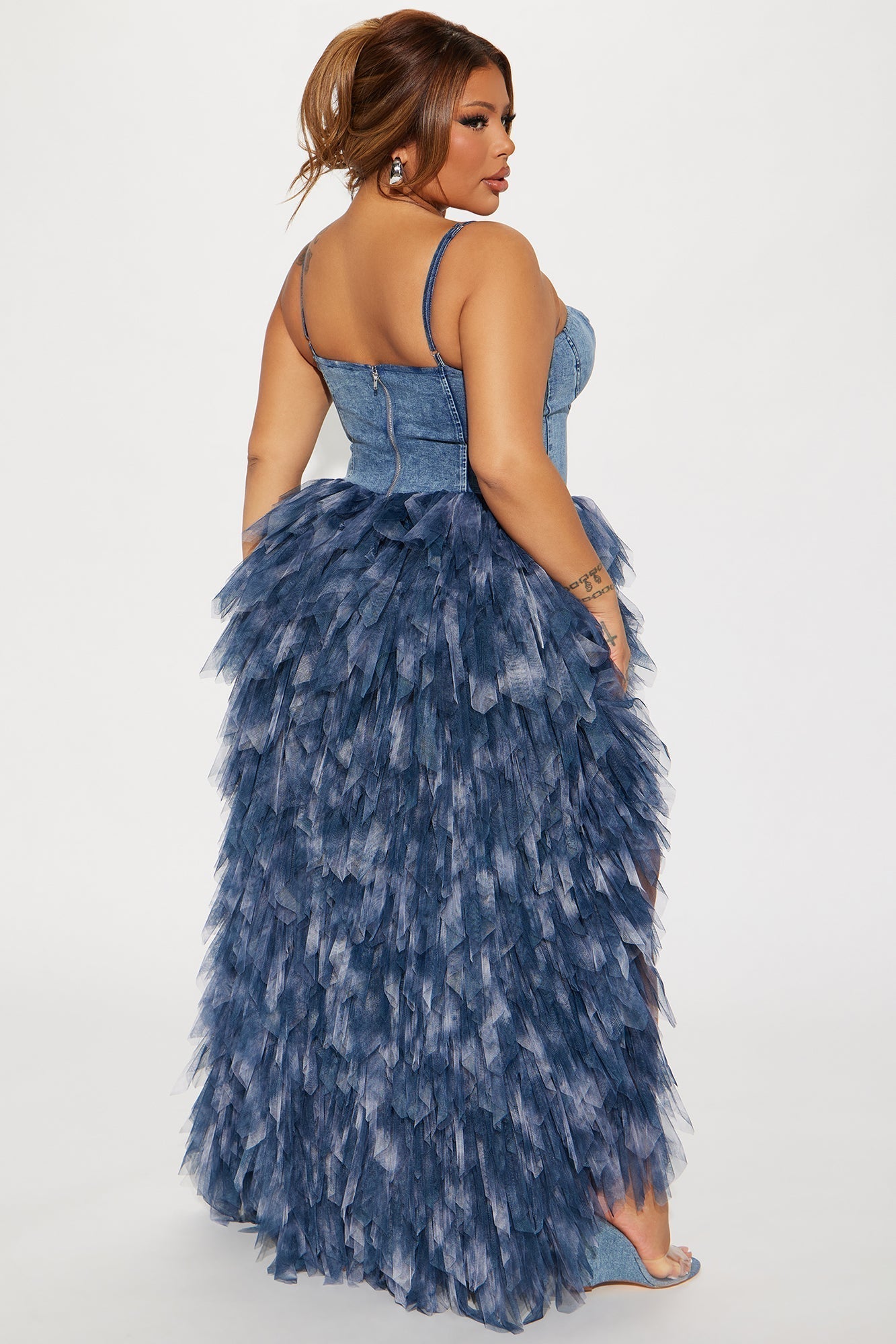 Life In Denim Maxi Dress - Denim
