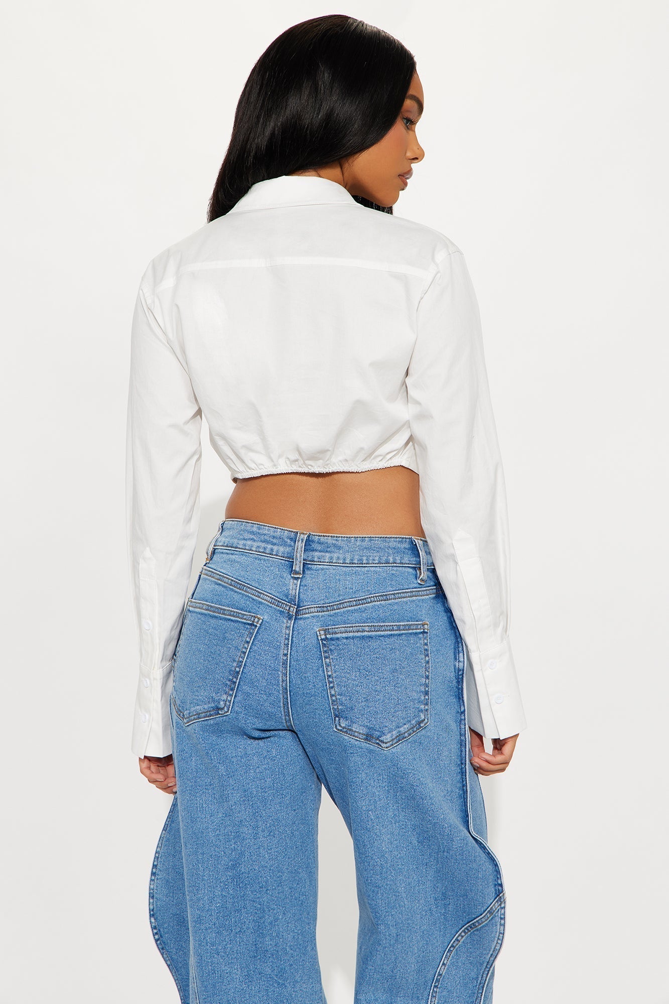 Her Confidence Poplin Shirt - White