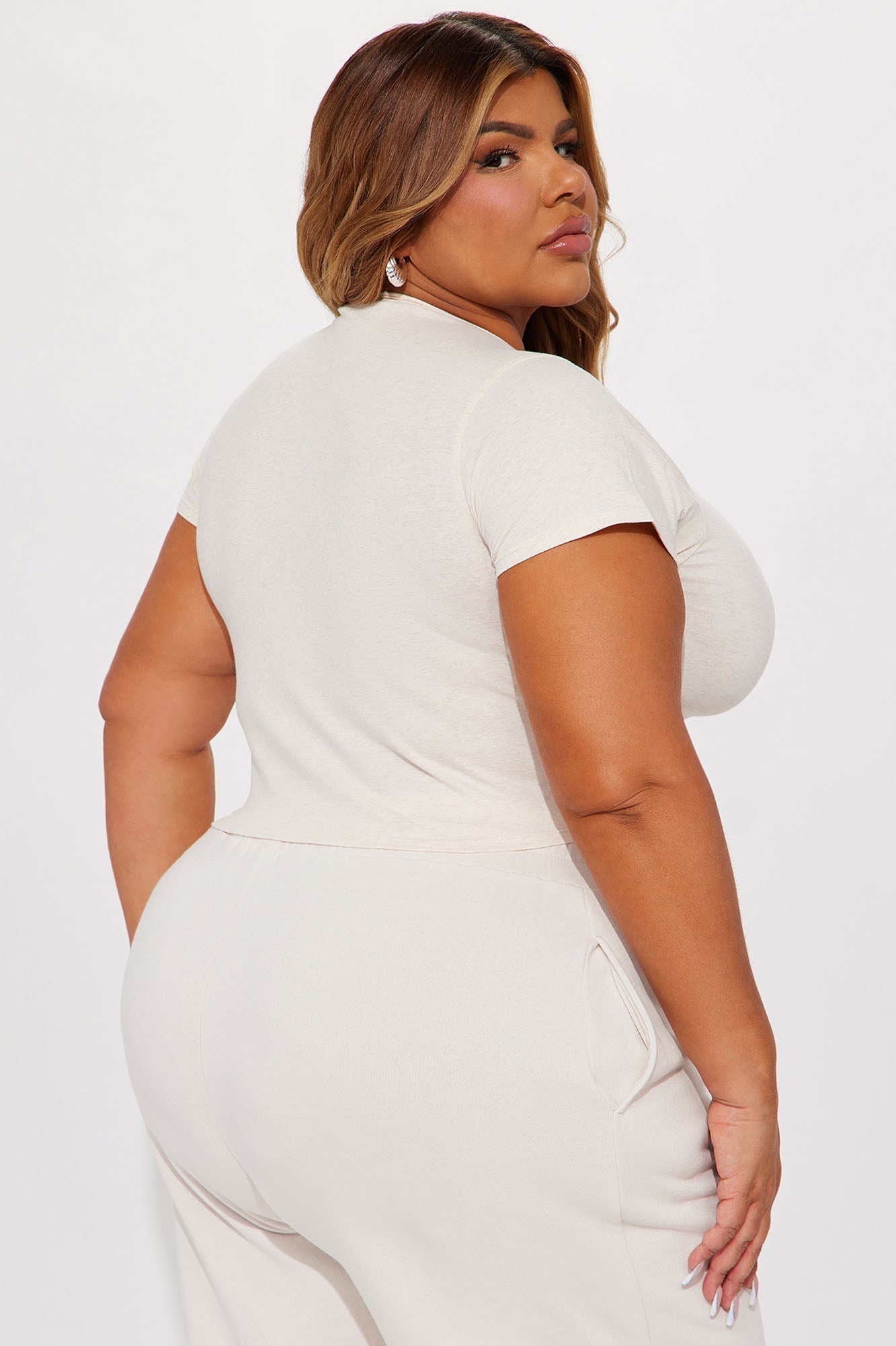 Robin Crop Top - Oatmeal