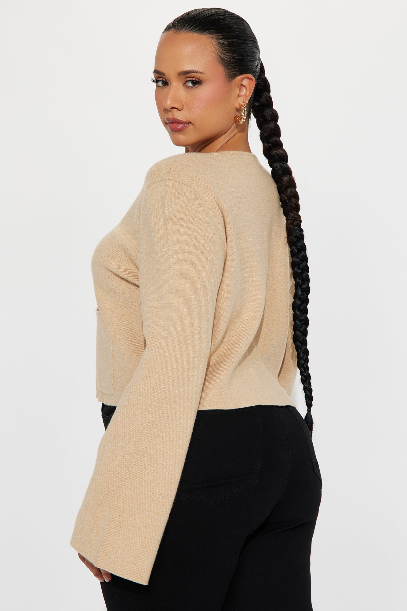 Sweet Talk Cardigan - Taupe