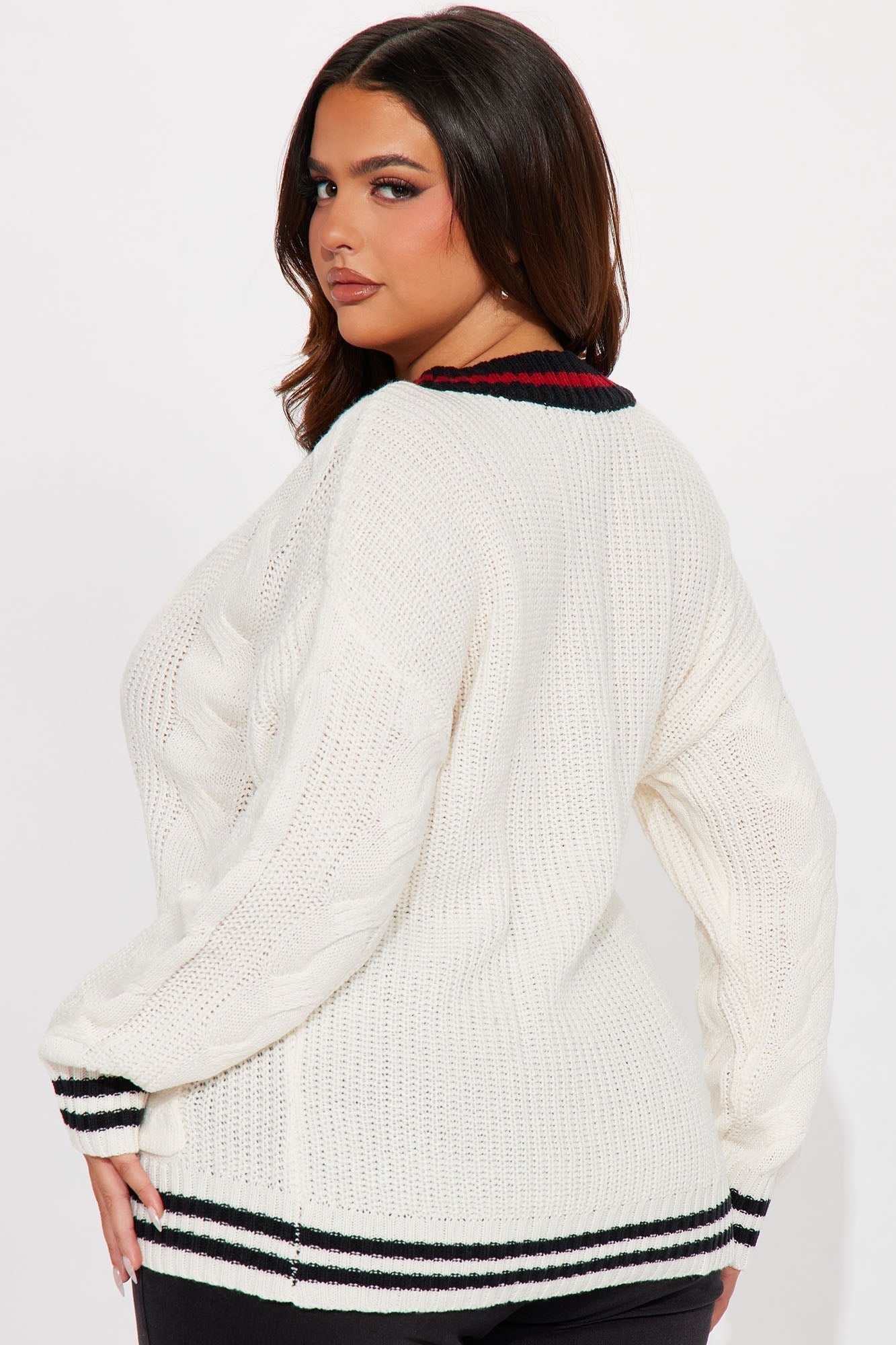 School's Out Boyfriend Cardigan - Ivory