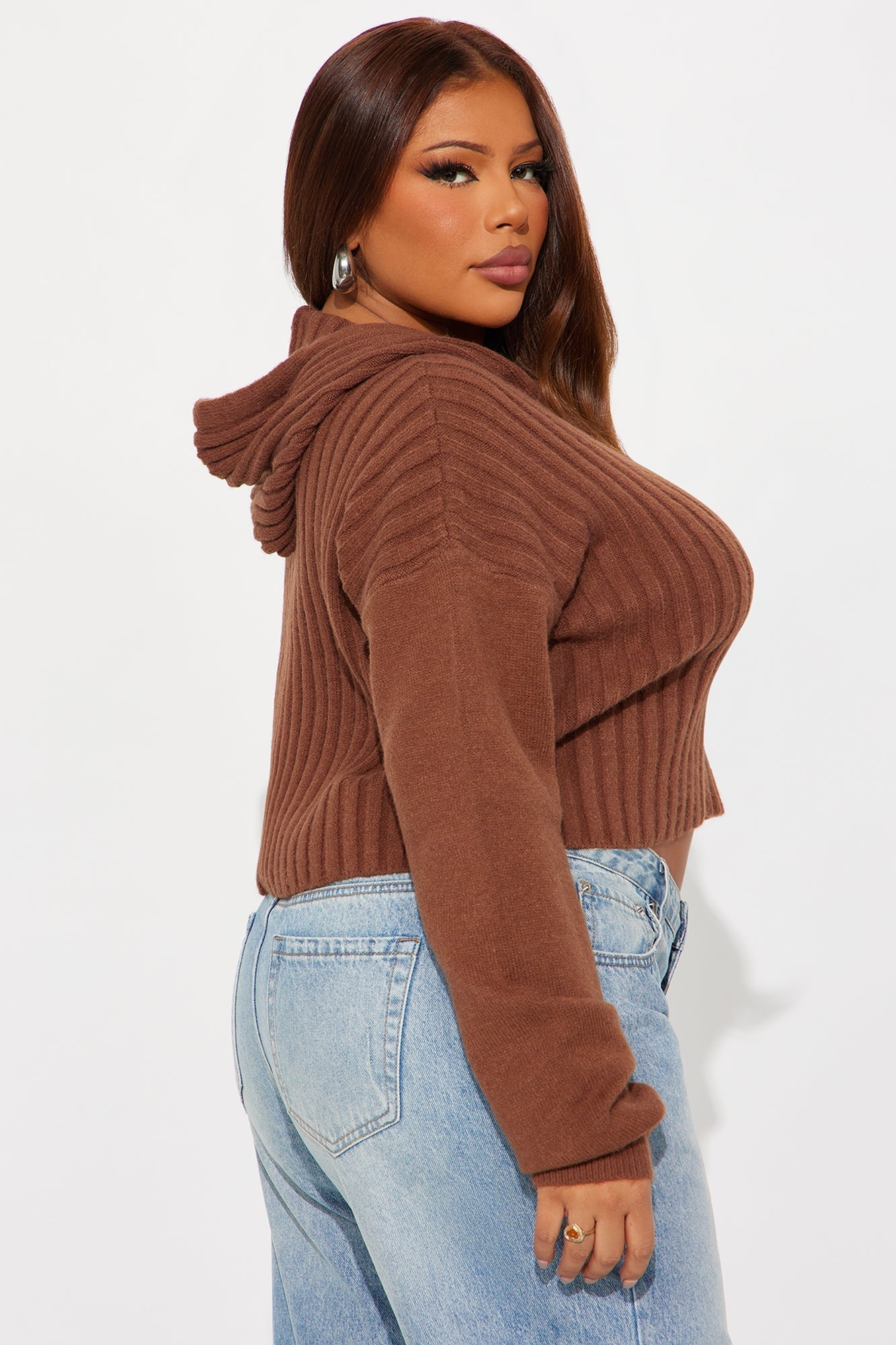 Coco Hooded Sweater - Mocha