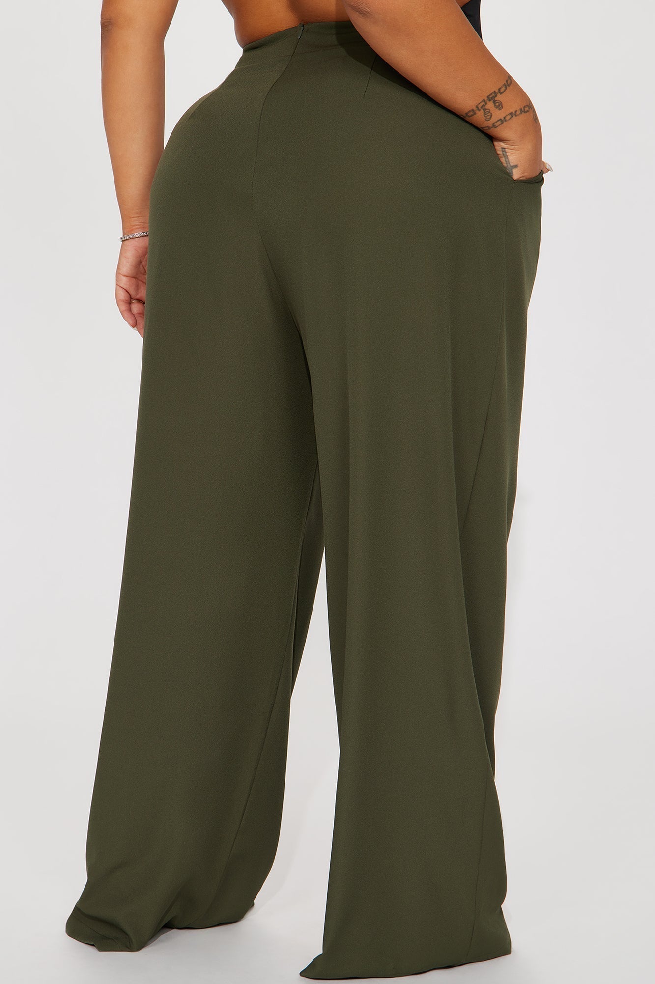Feeling Focused Trouser - Olive