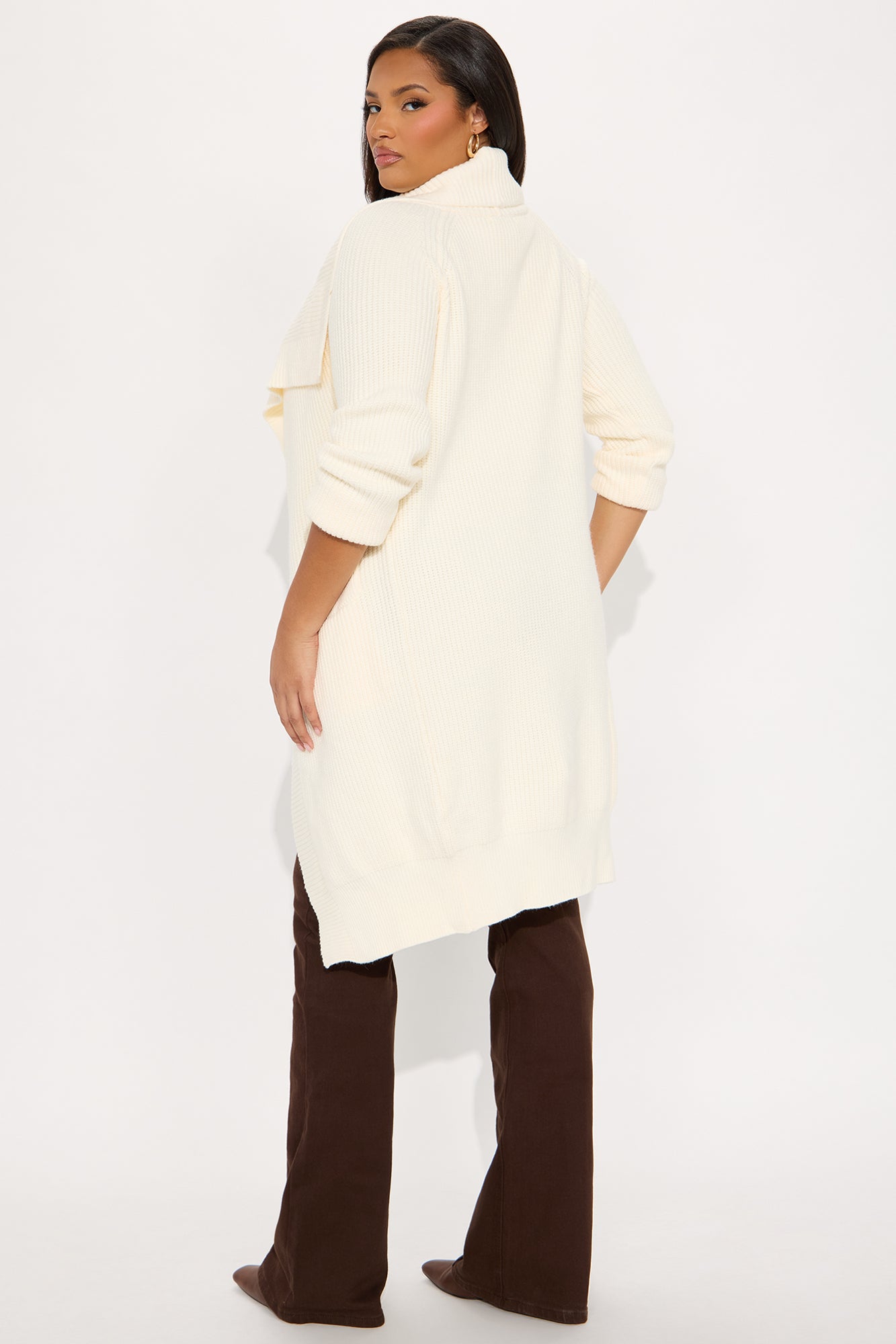 Aspen Sweater Coat - Cream