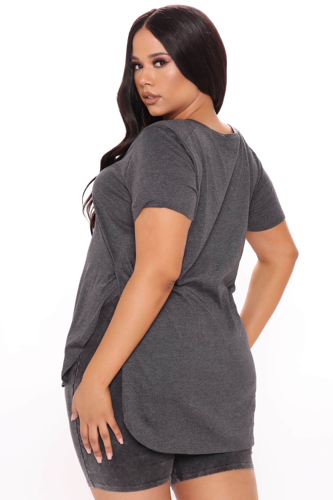 Laid Back Tee - Charcoal