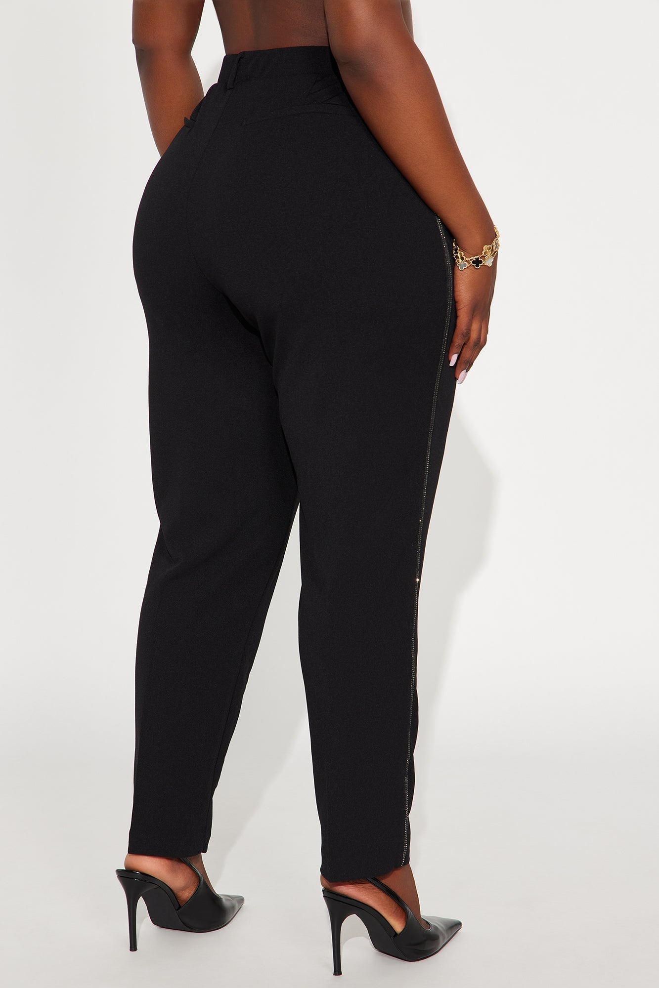 Esme Skinny Trouser Pants 29″ - Black
