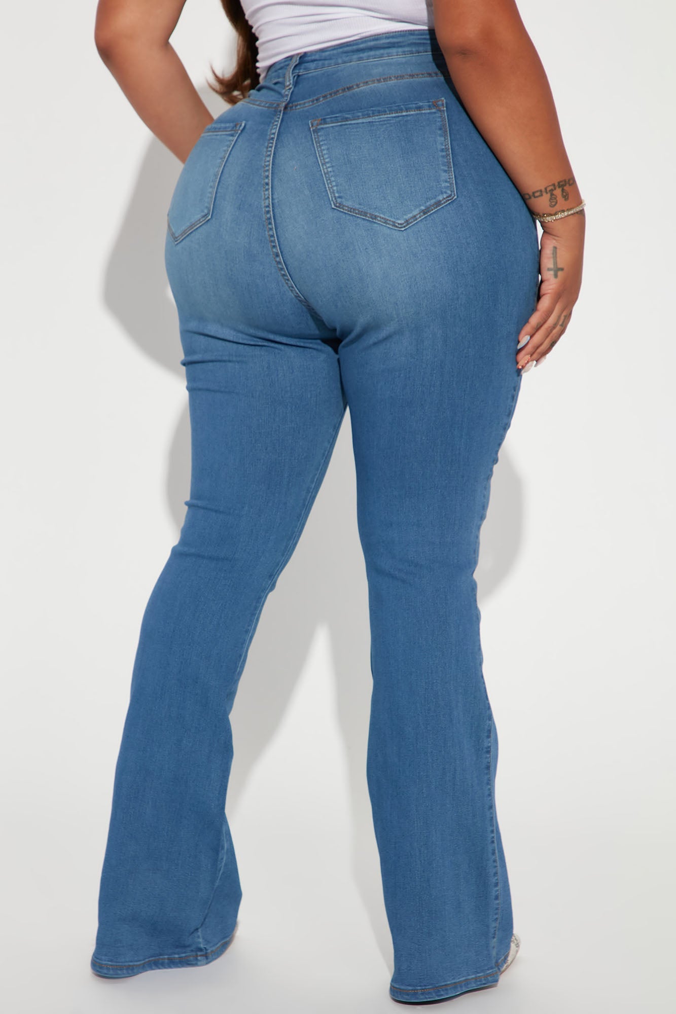 Deep In My Soul Flare Jeans - Light Wash