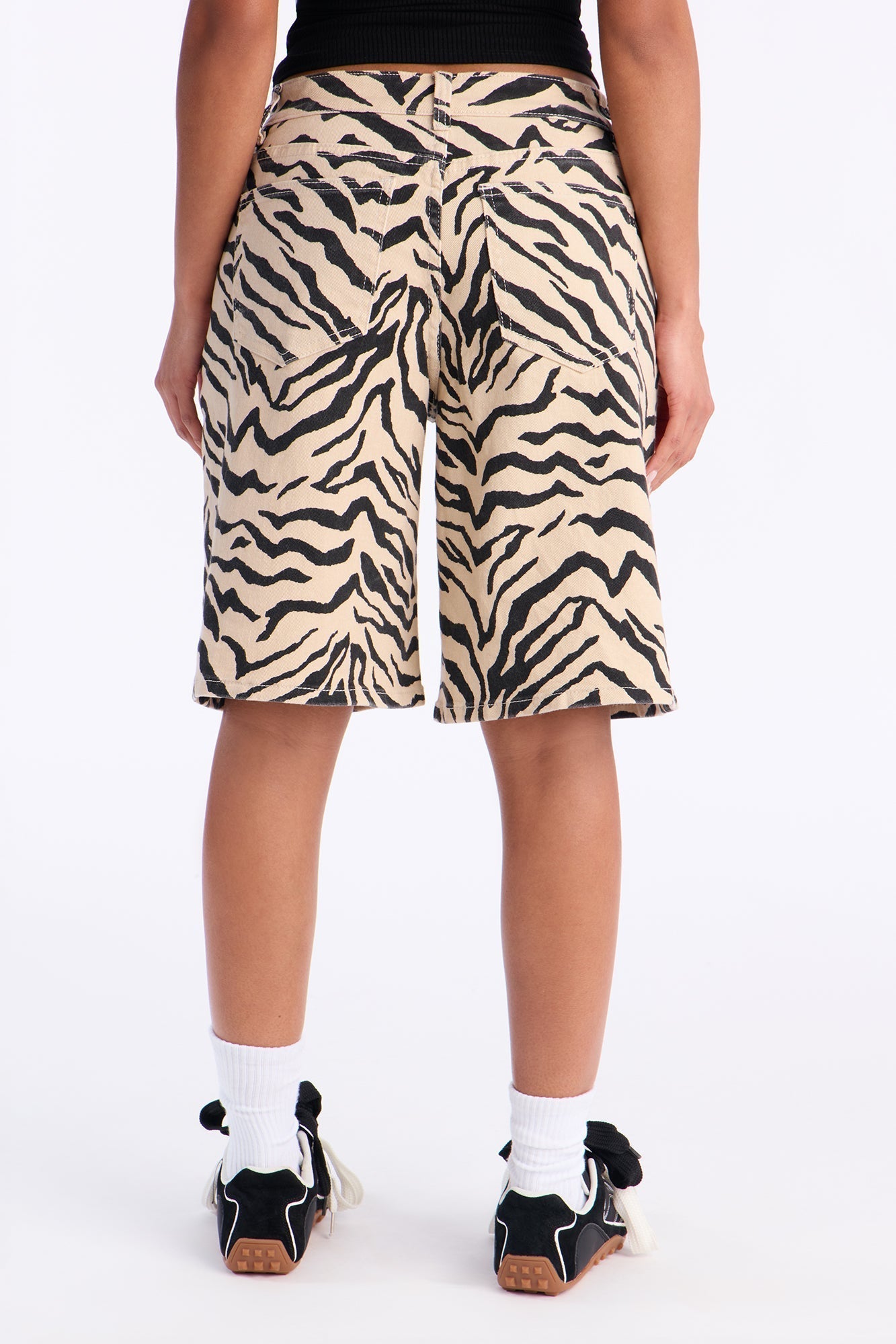 Savanna Printed Bermuda Shorts - Cream/combo
