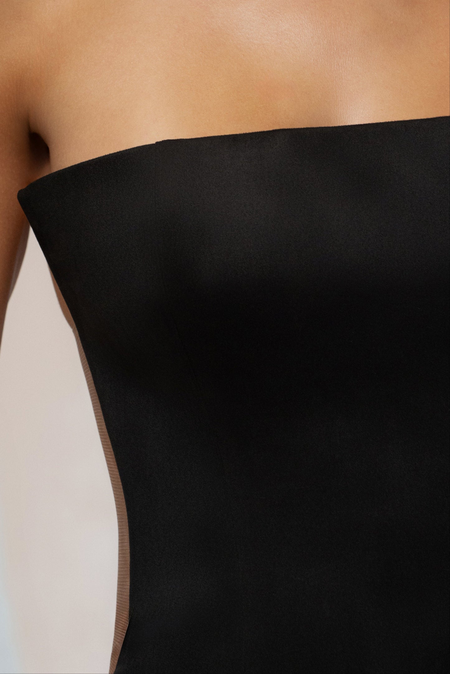 Black Madison Suede Maxi Dress