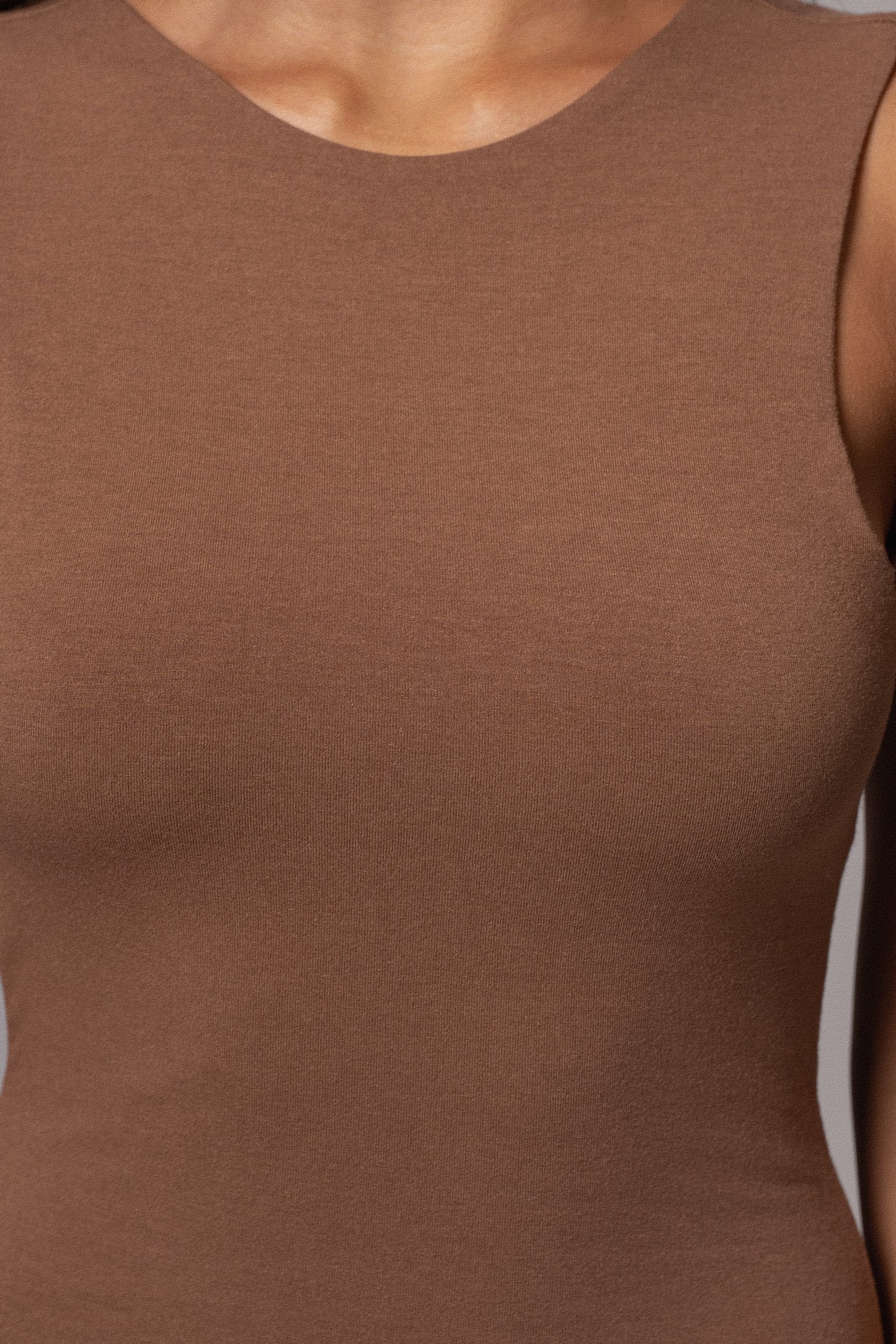 Pecan JLUXBASIX Front And Center Maxi Dress