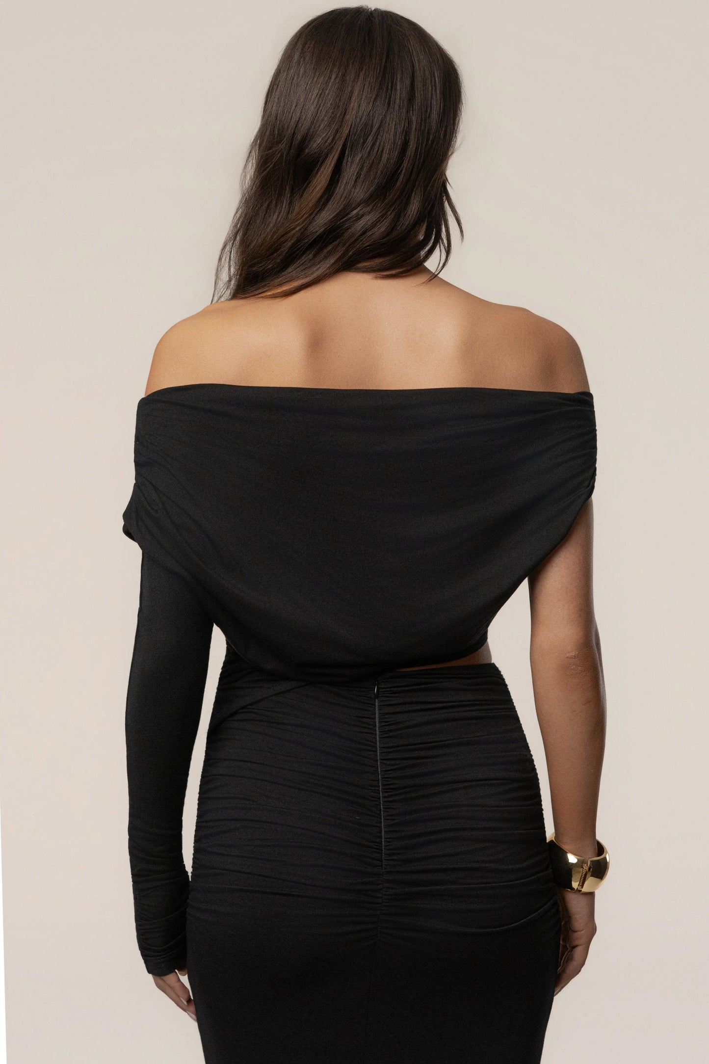 Black Premiere Cutout Maxi Dress