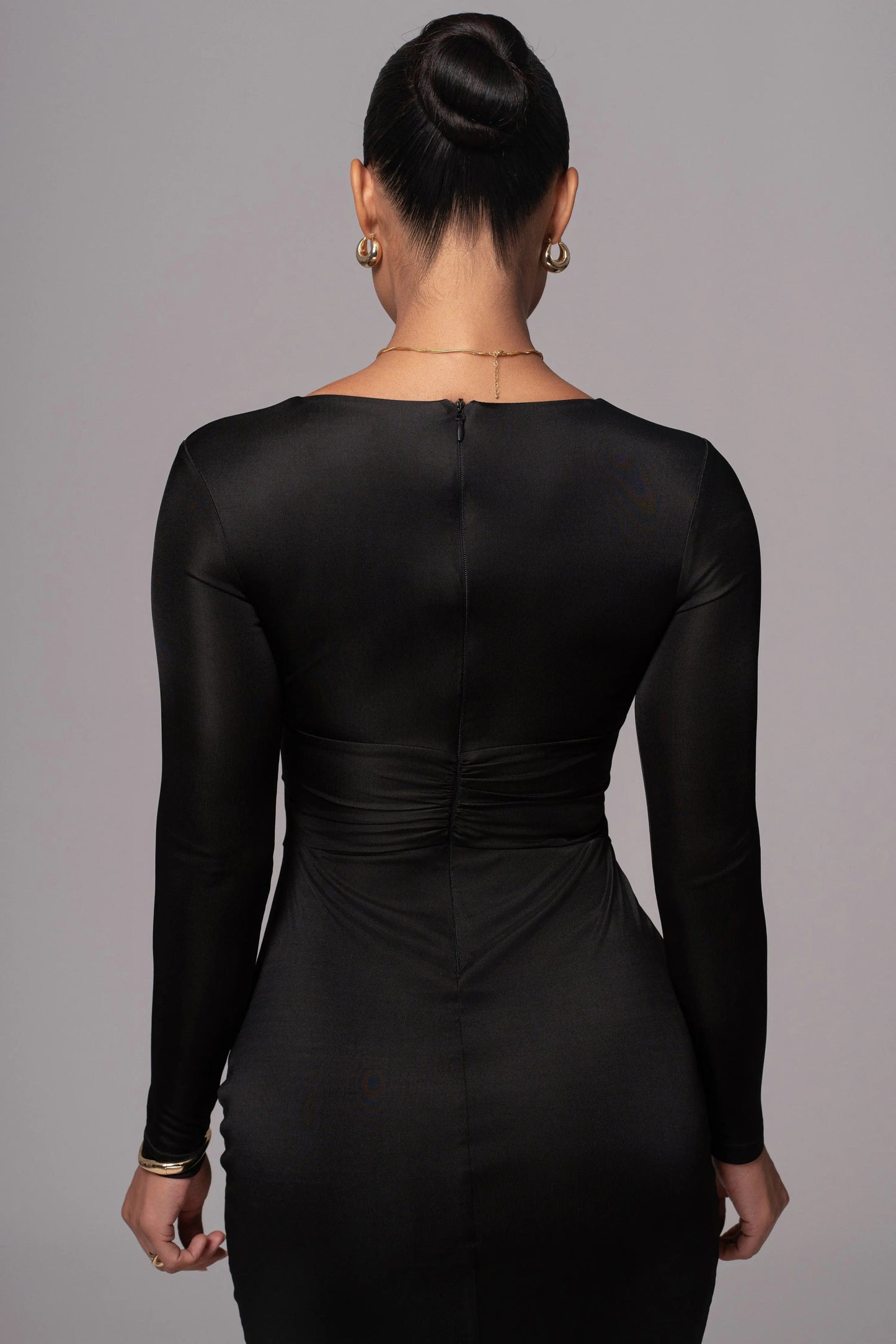 Black Soiree Cutout Maxi Dress
