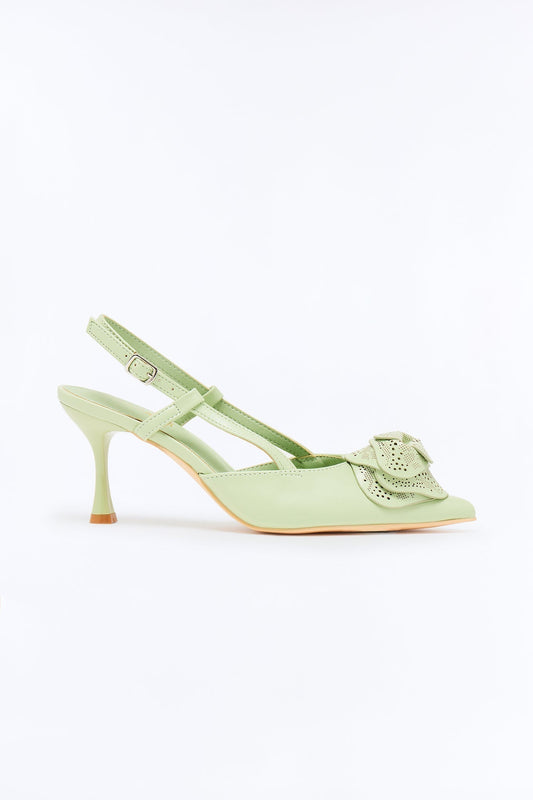 Allegra Floral SlingbackPumps - Mint