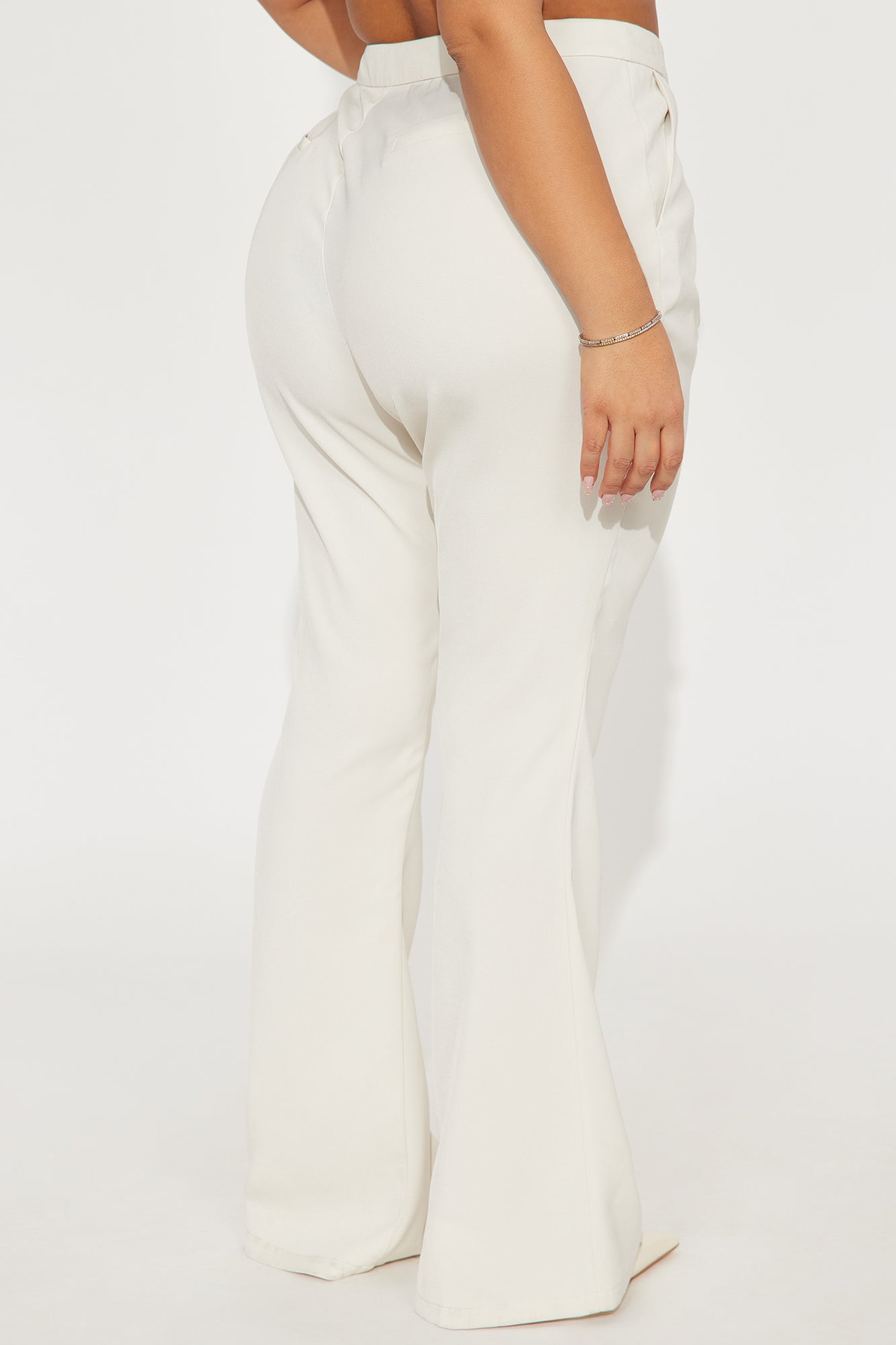 Breaking Even Flare Trouser - Cream