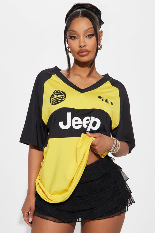 Jeep Wrangler Jersey Tee - Yellow
