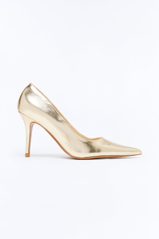 Alby Patent Pumps - Gold