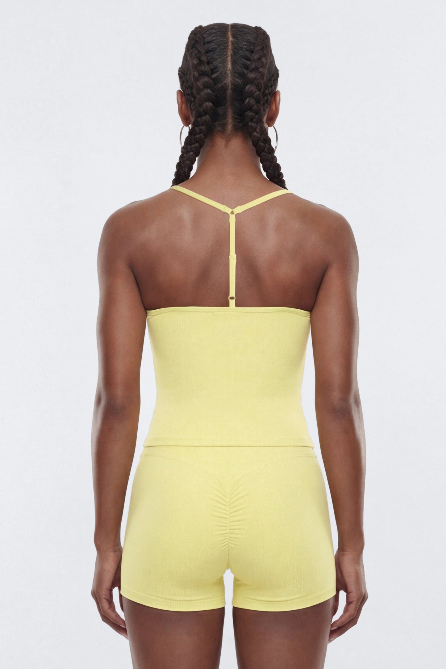 CloudForm™ 3″ Invisible Scrunch Biker Short - Yellow