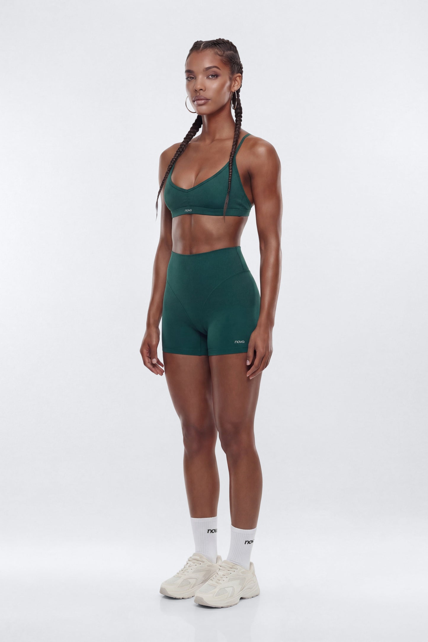 ProStretch™ 3″ V-Line Biker Short - Green