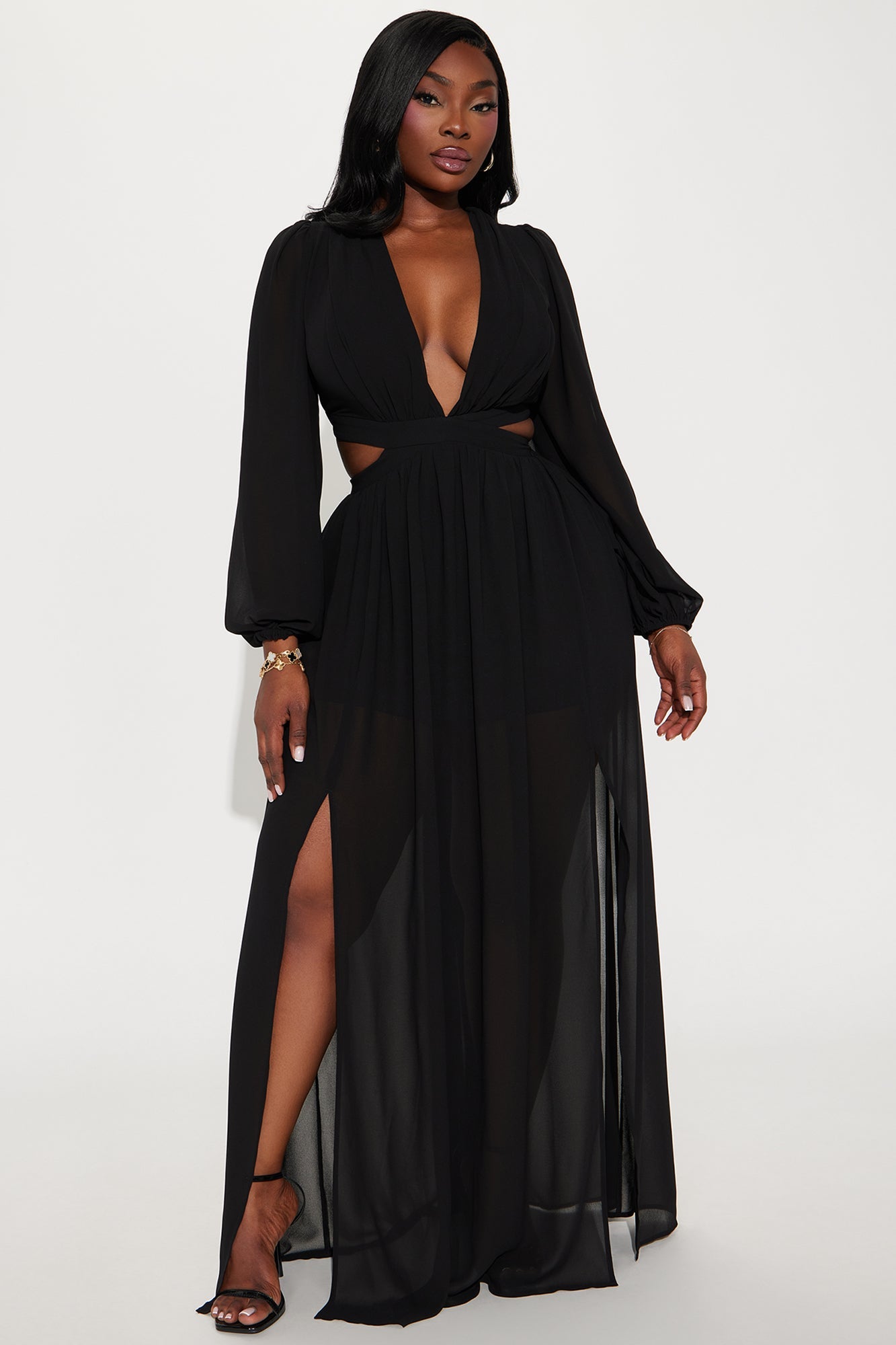 Natalia Maxi Dress - Black