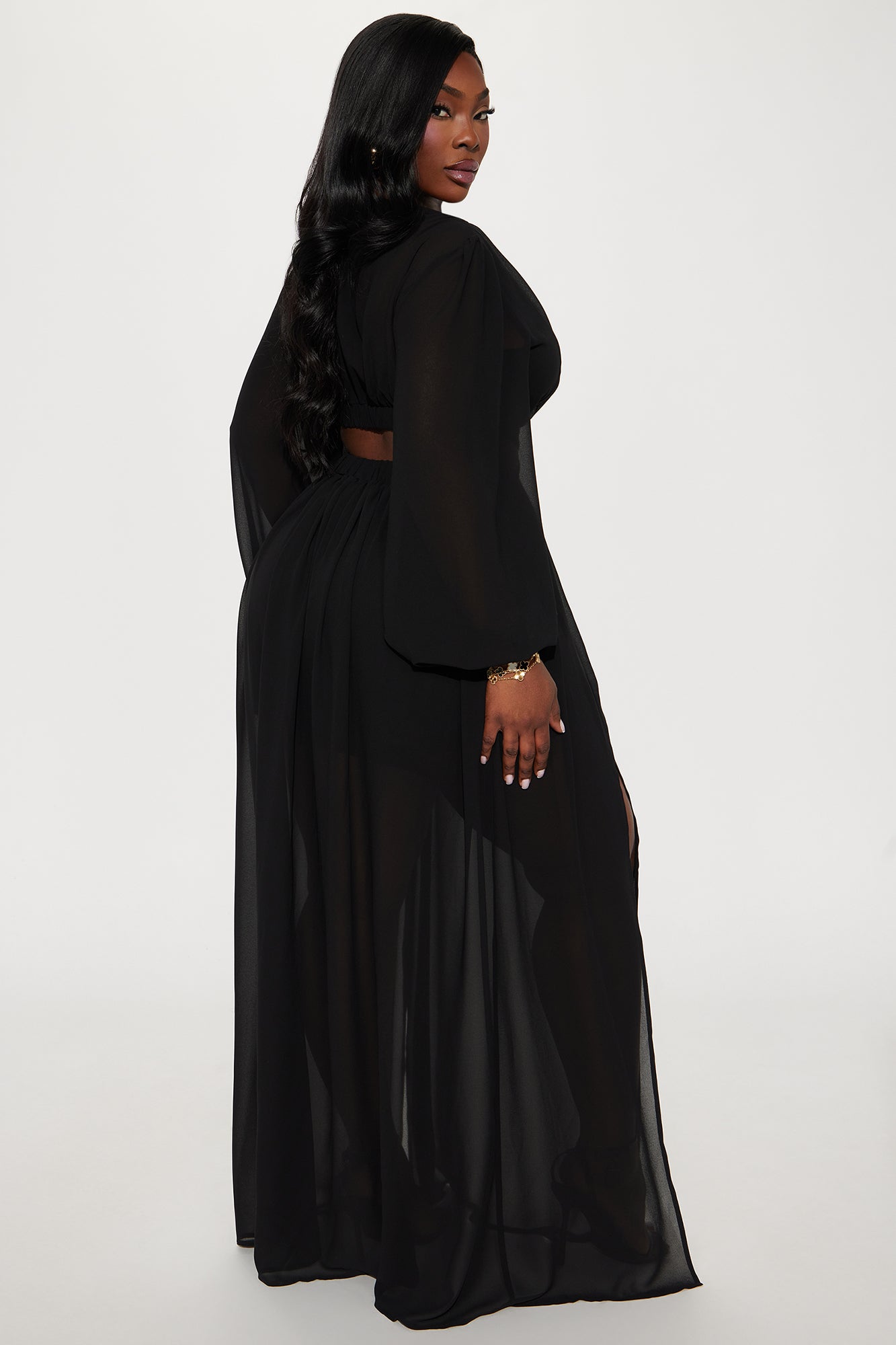 Natalia Maxi Dress - Black