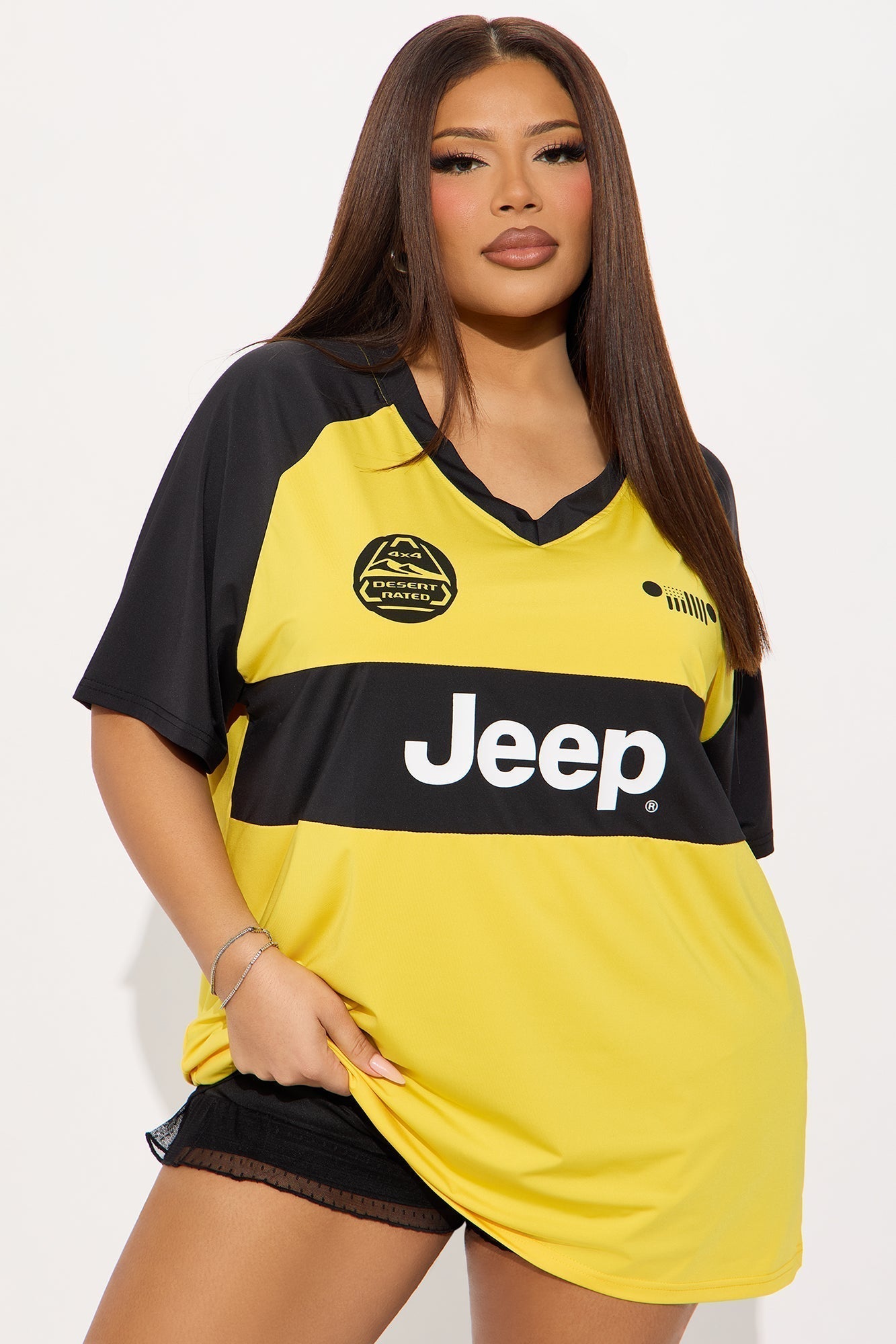 Jeep Wrangler Jersey Tee - Yellow