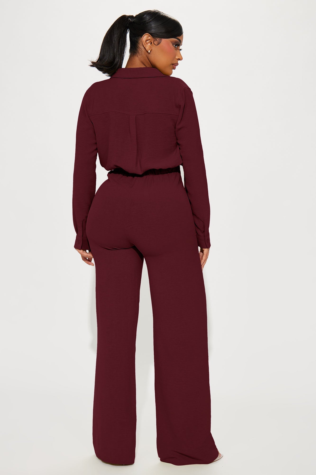 Makenzie Jumpsuit - Wine