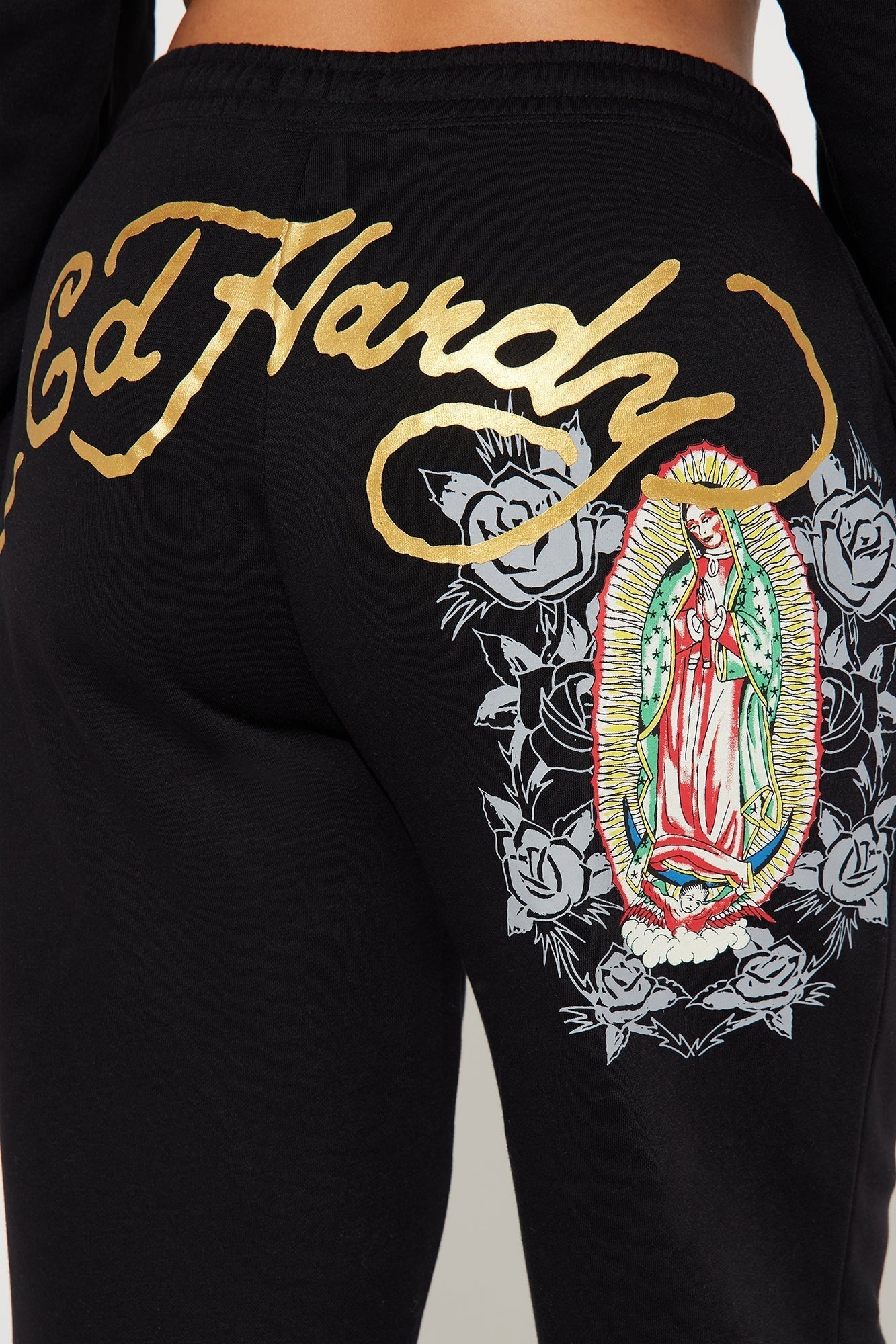 Ed Hardy Mary Jogger - Black