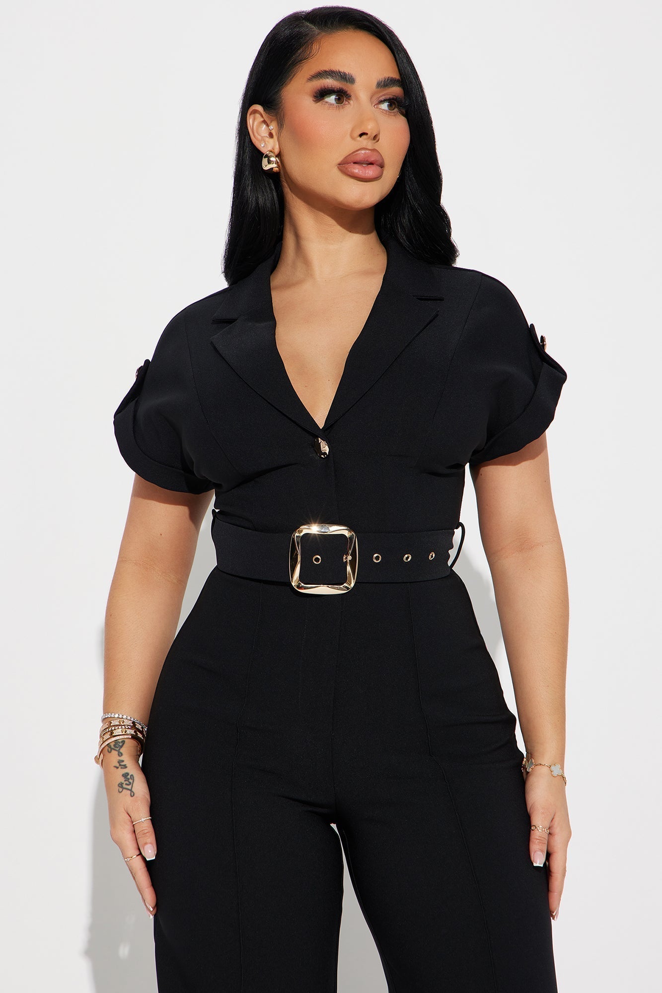 Fall For You Jumpsuit - Black