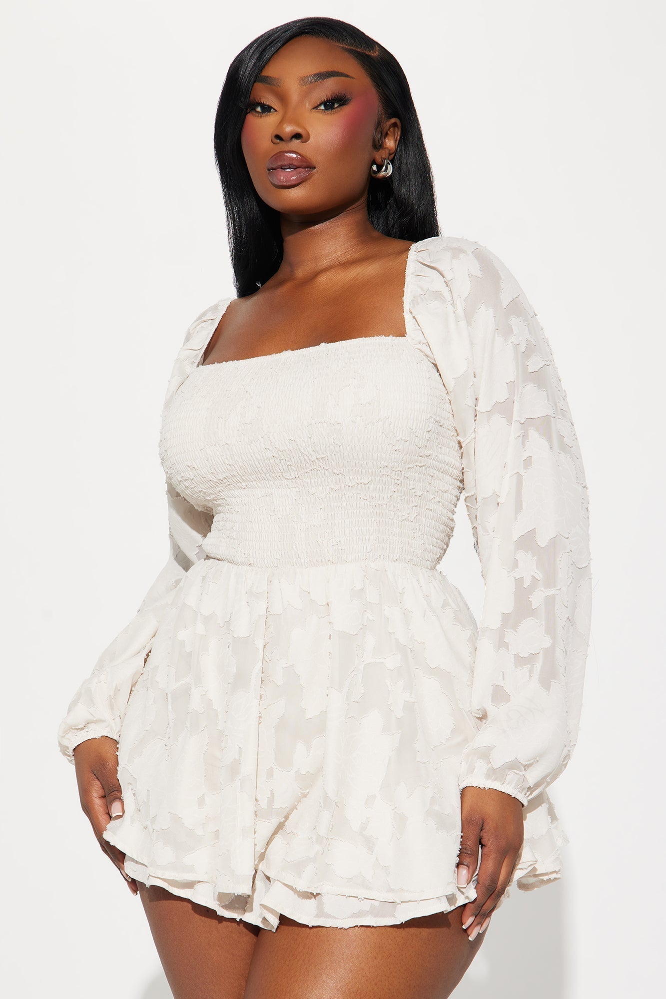 Match My Energy Romper - Cream