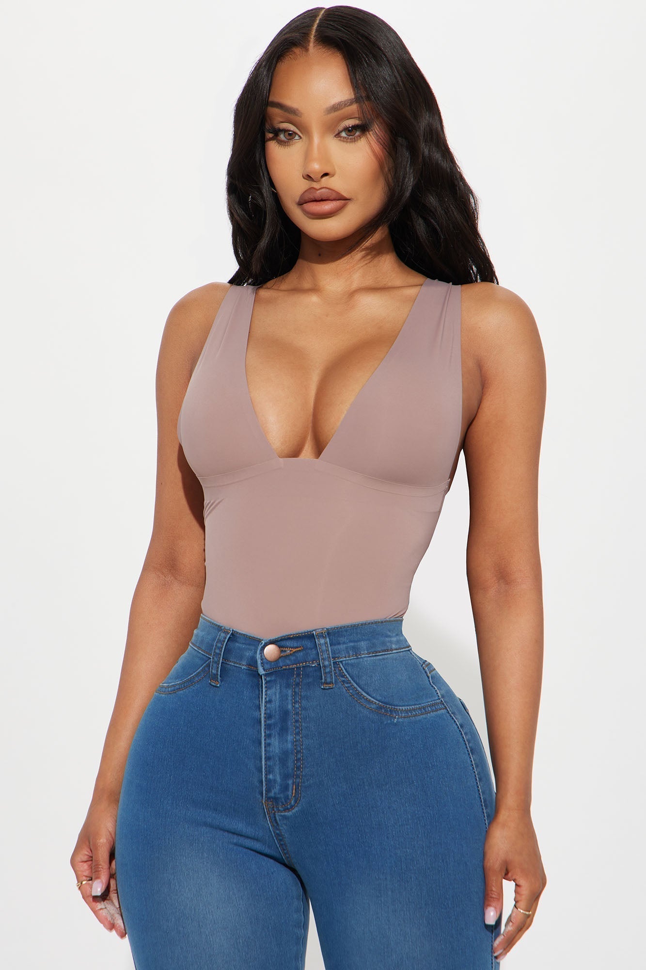 Moxie Seamless Bodysuit - Mocha