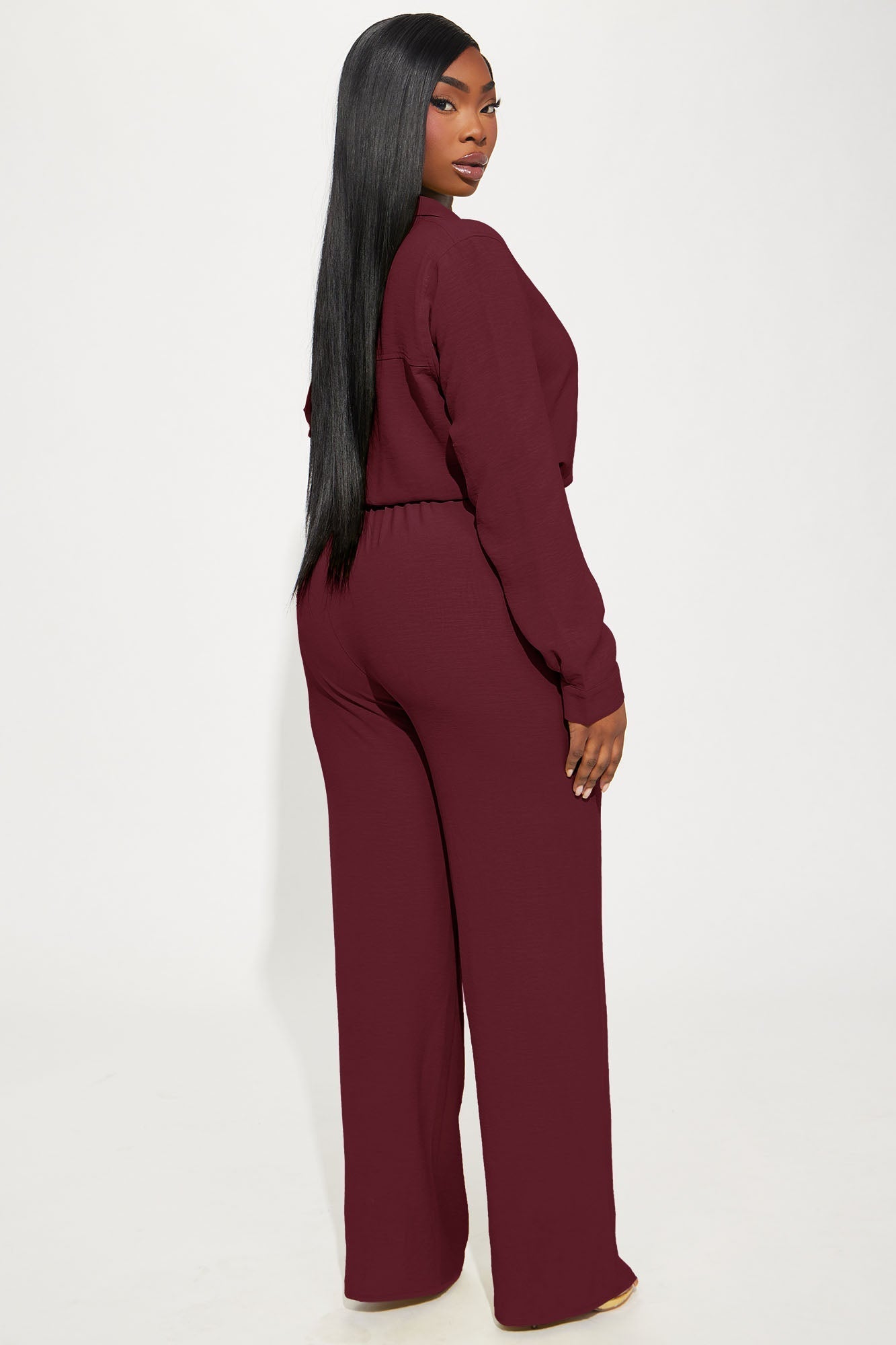 Makenzie Jumpsuit - Wine