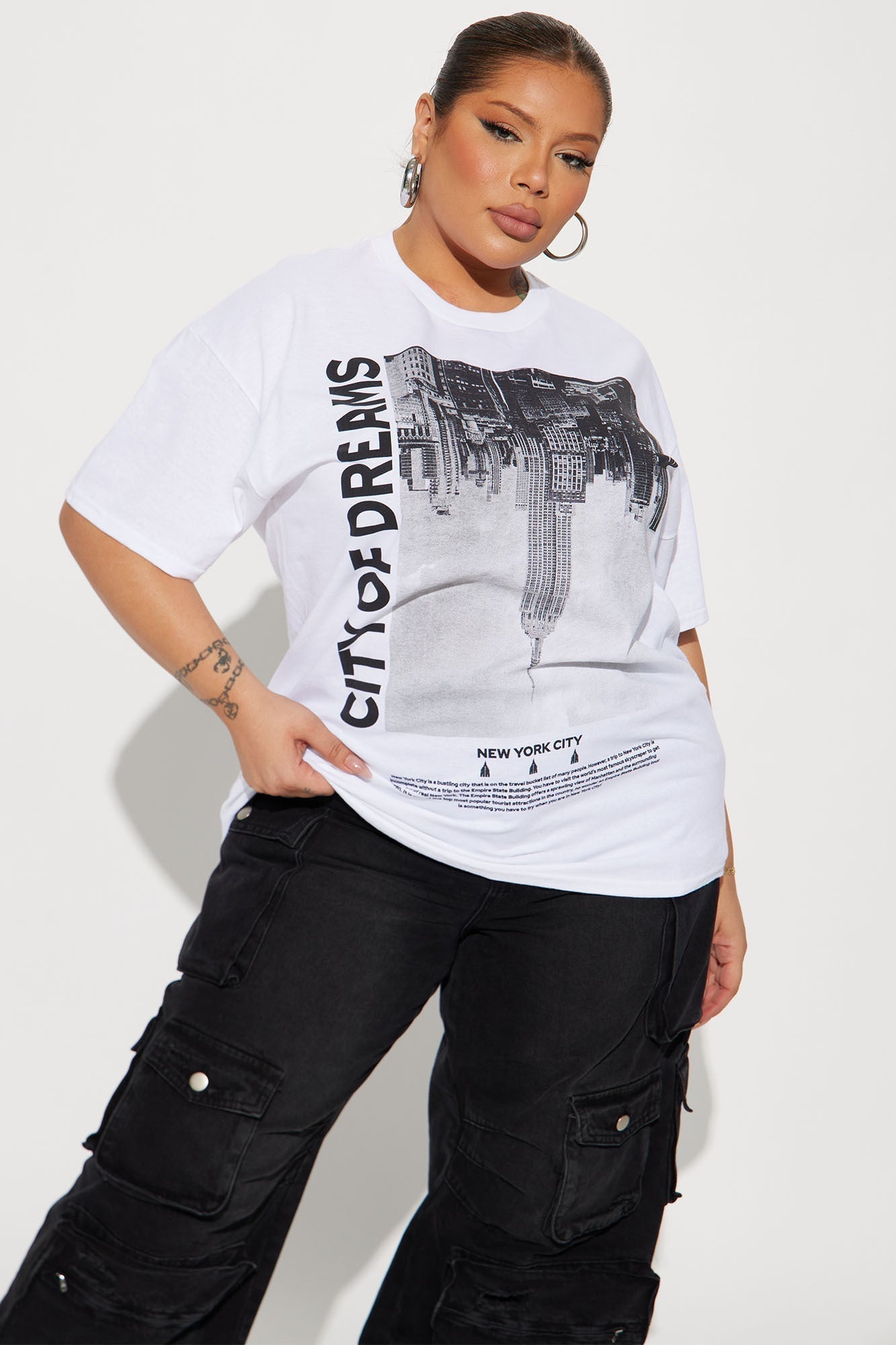 City Of Dreams NY Graphic Tshirt - White