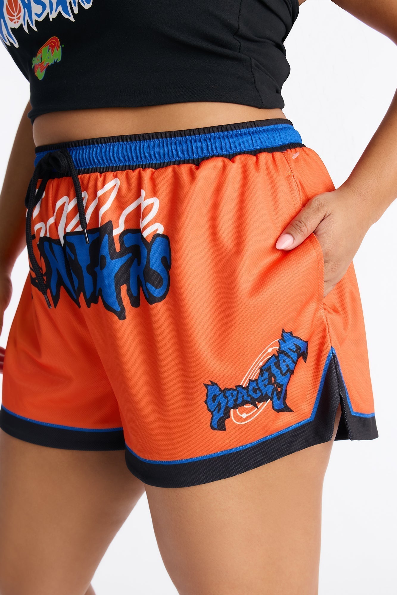 Space Jam Monstars Mesh Short - Orange