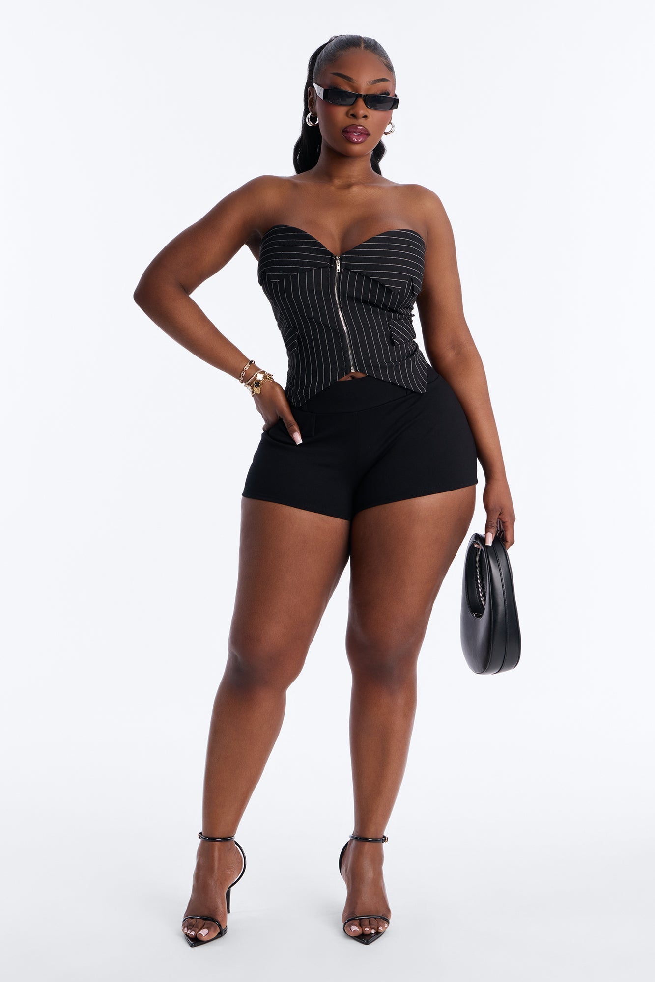 Hayden Ponte Low Rise Micro Short - Black