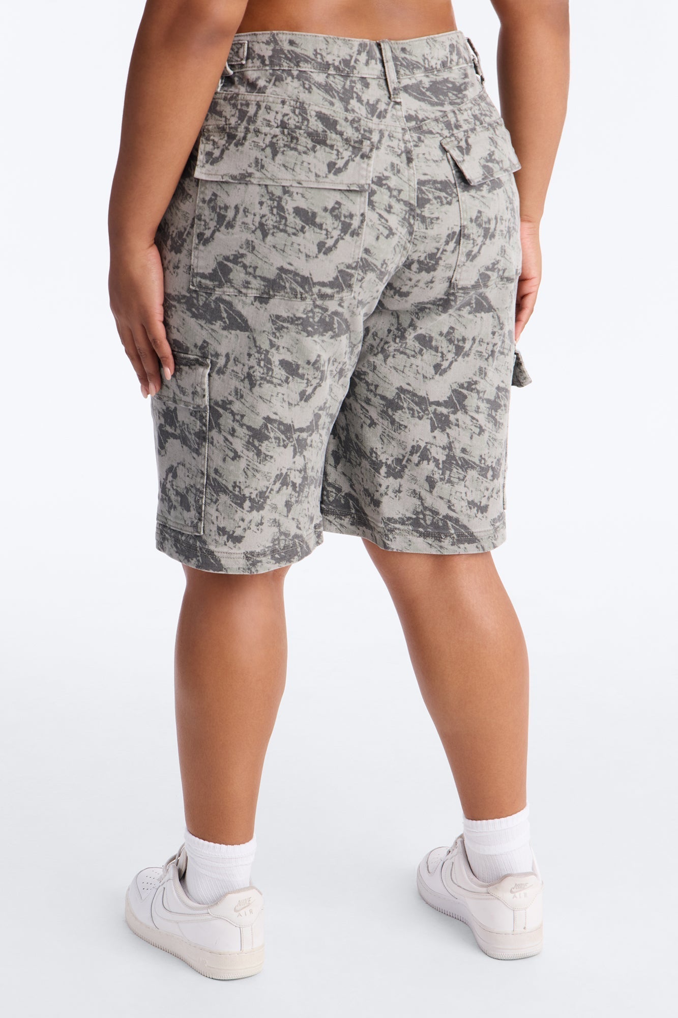 In Formation Camo Denim Jorts - Camouflage
