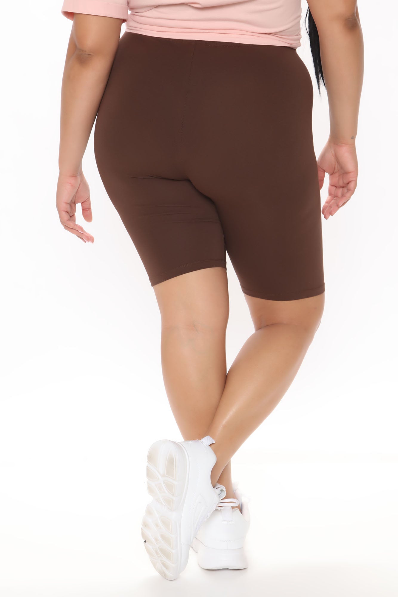 Natalee Biker Shorts - Chocolate