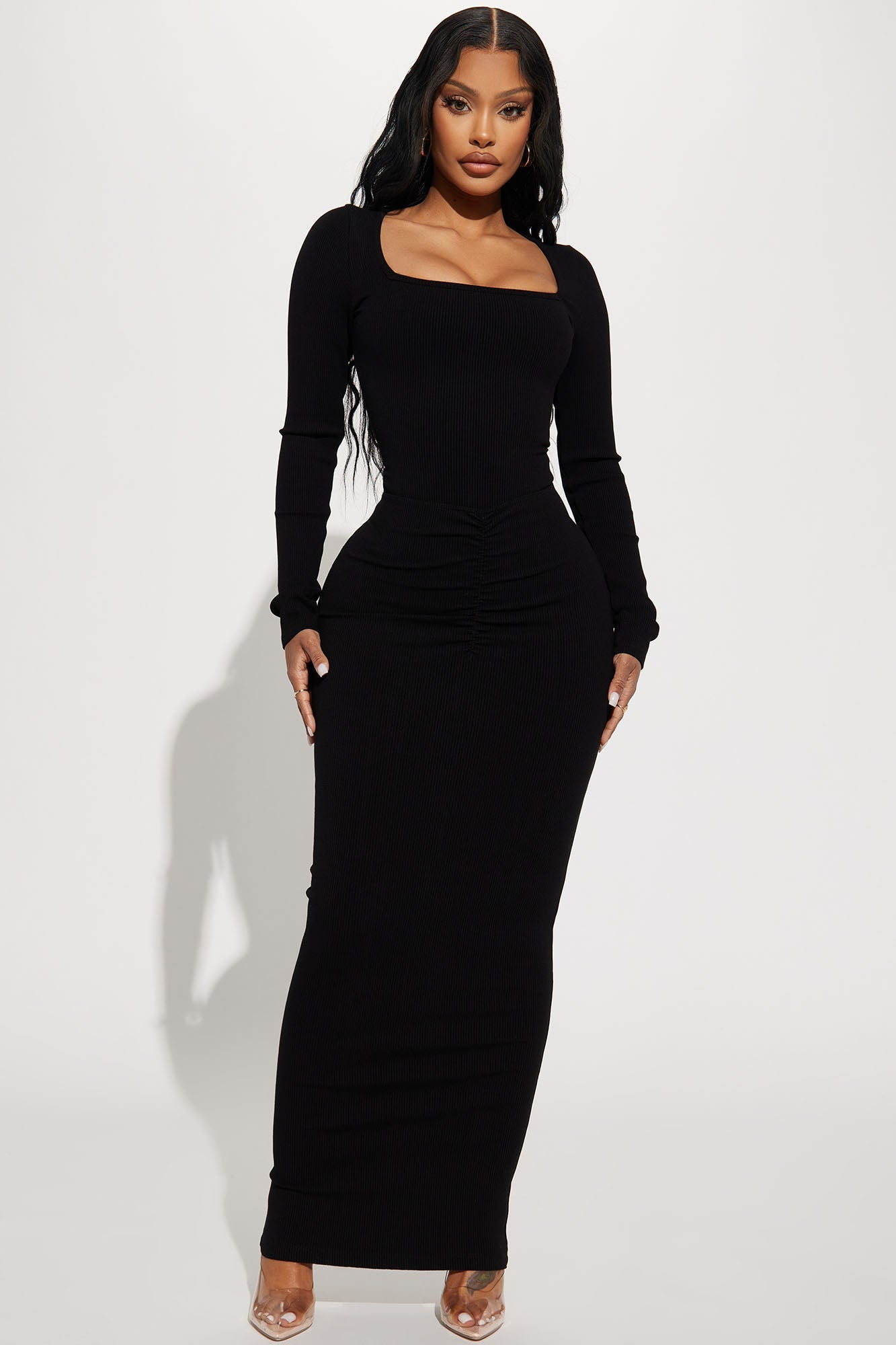 Arianna Snatched Bodysuit - Black