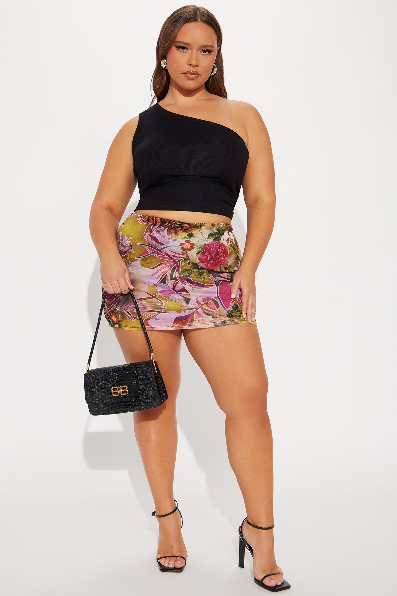 Need Some Time Mesh Mini Skirt - Multi Color