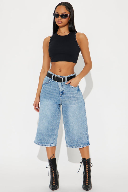Classic Denim Jorts - Medium Wash