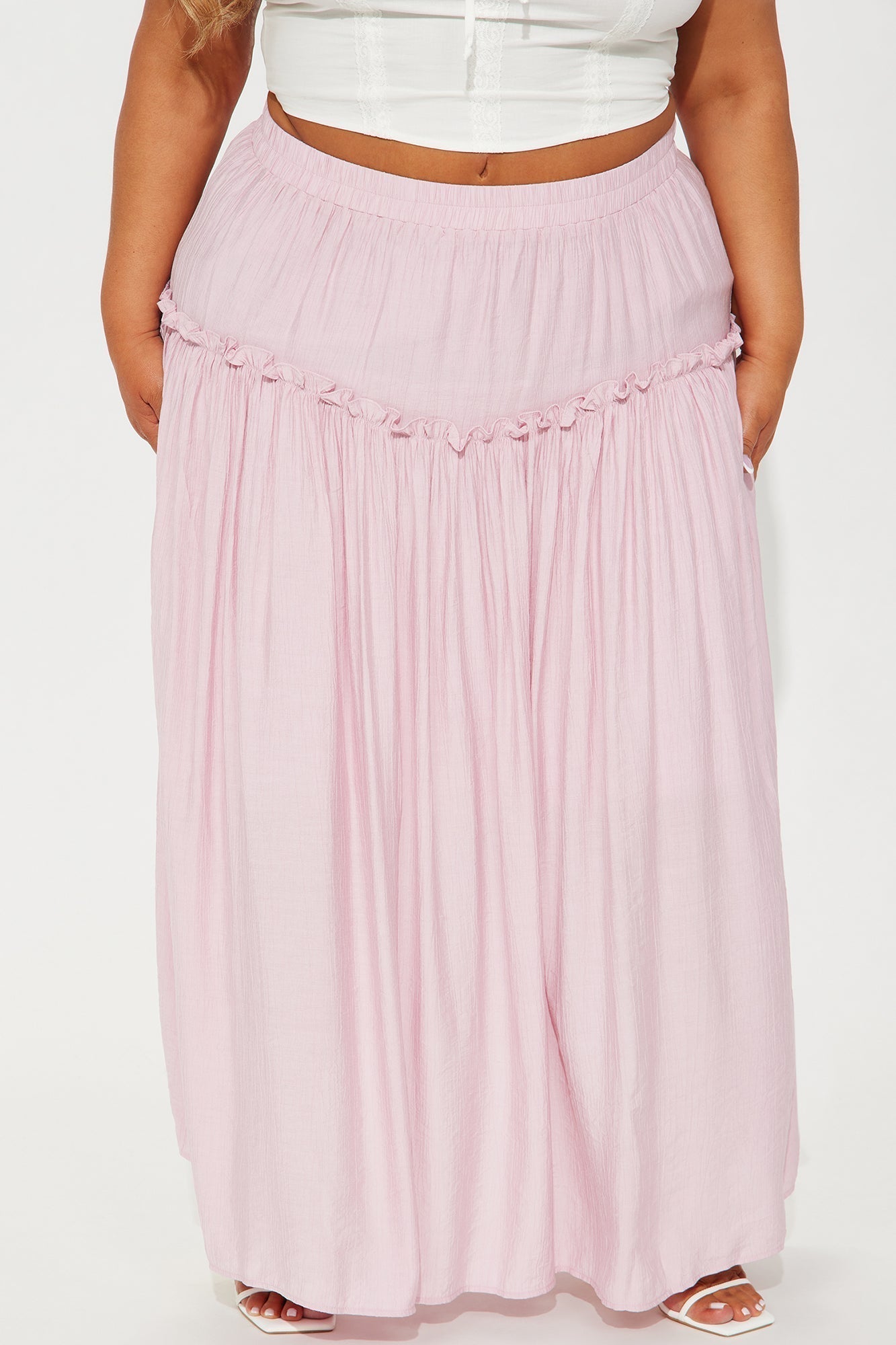 Lily Maxi Skirt - Pink