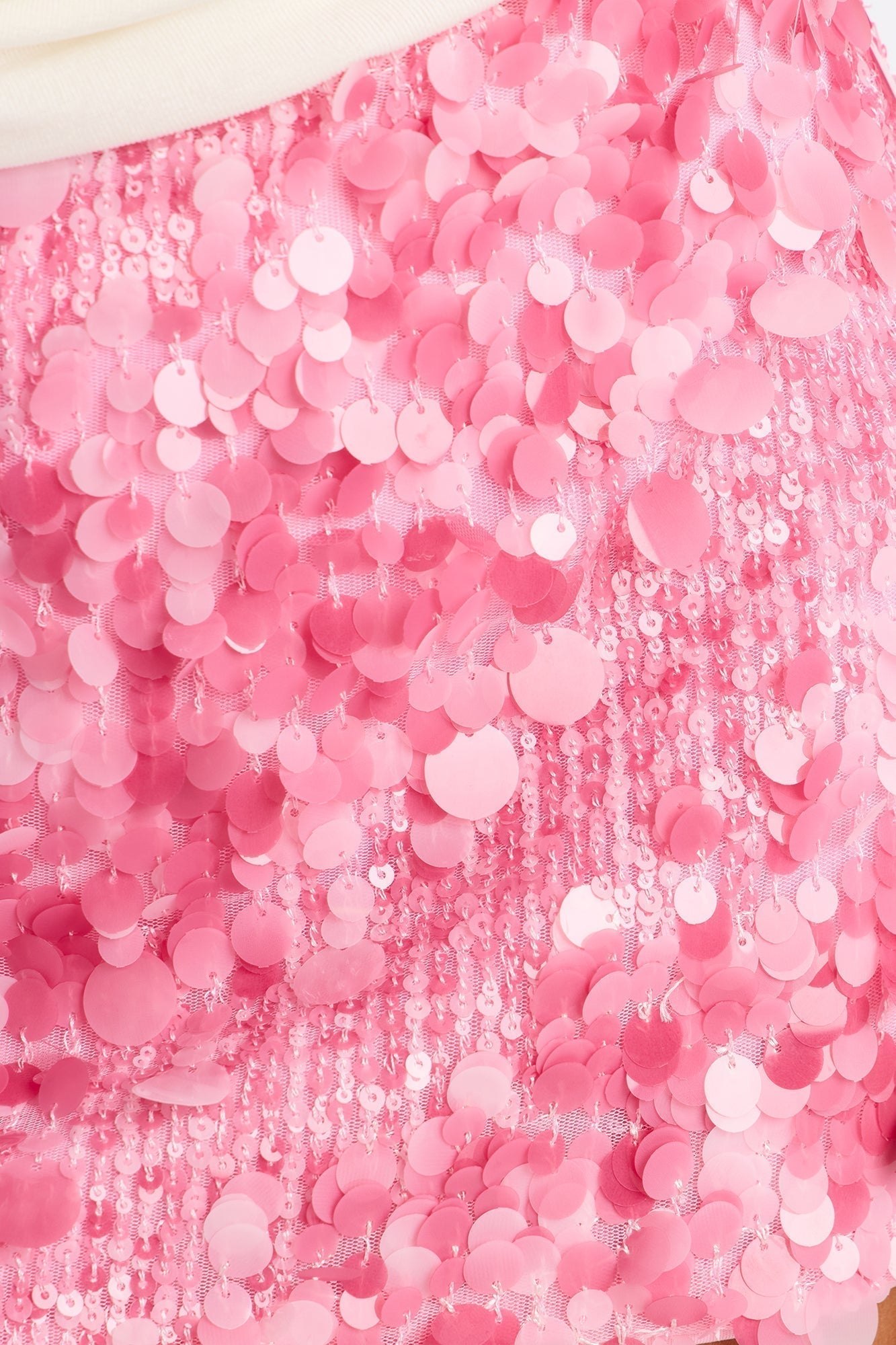 Ariel Micro Mini Sequin Skort - Pink